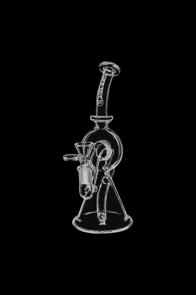 Pulsar Pass-Through Portable Glass Bong: A Stunning Smoking Companion
