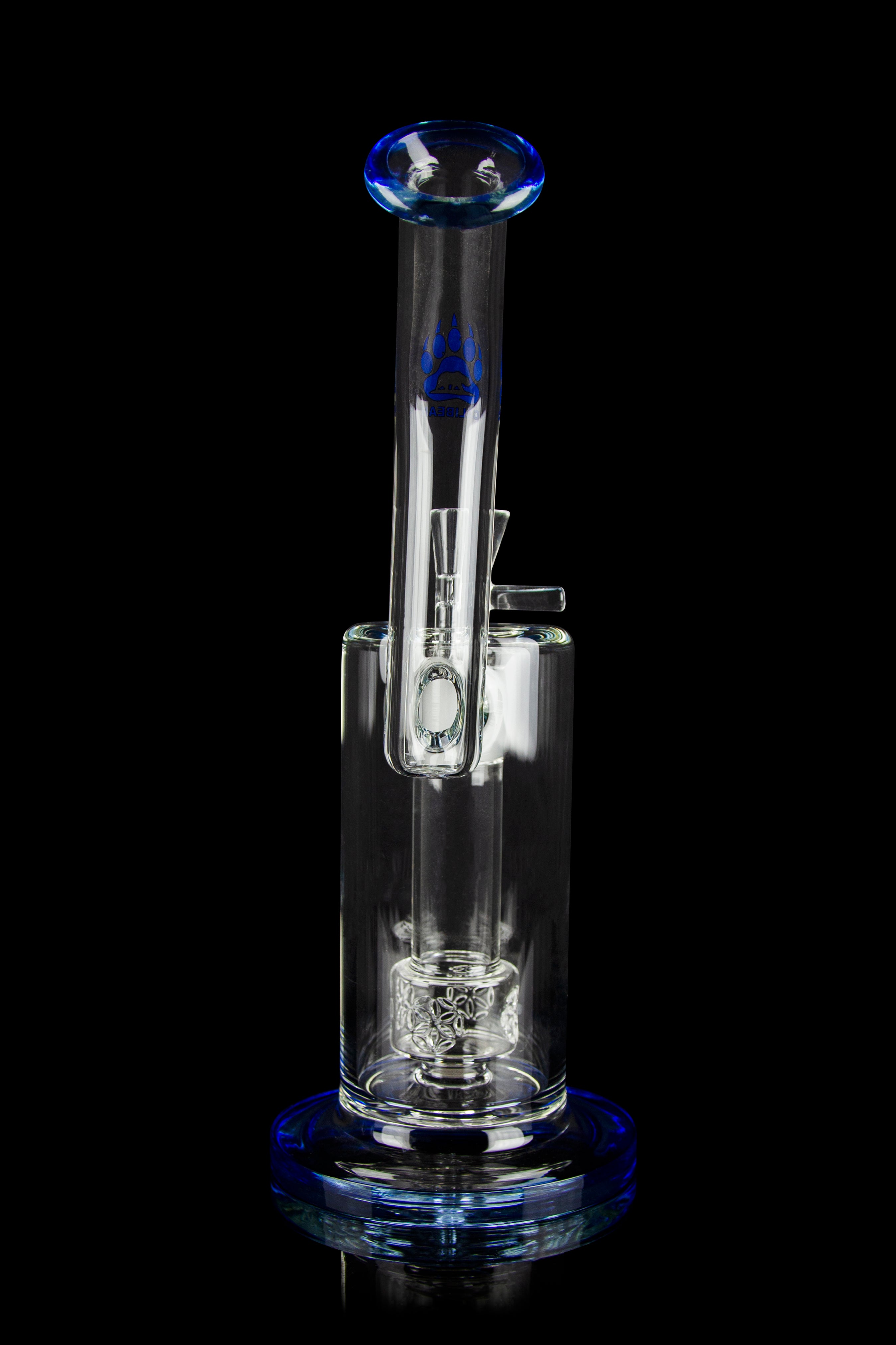 Calibear's Stunning Bent Neck Seed of Life Perc Bong