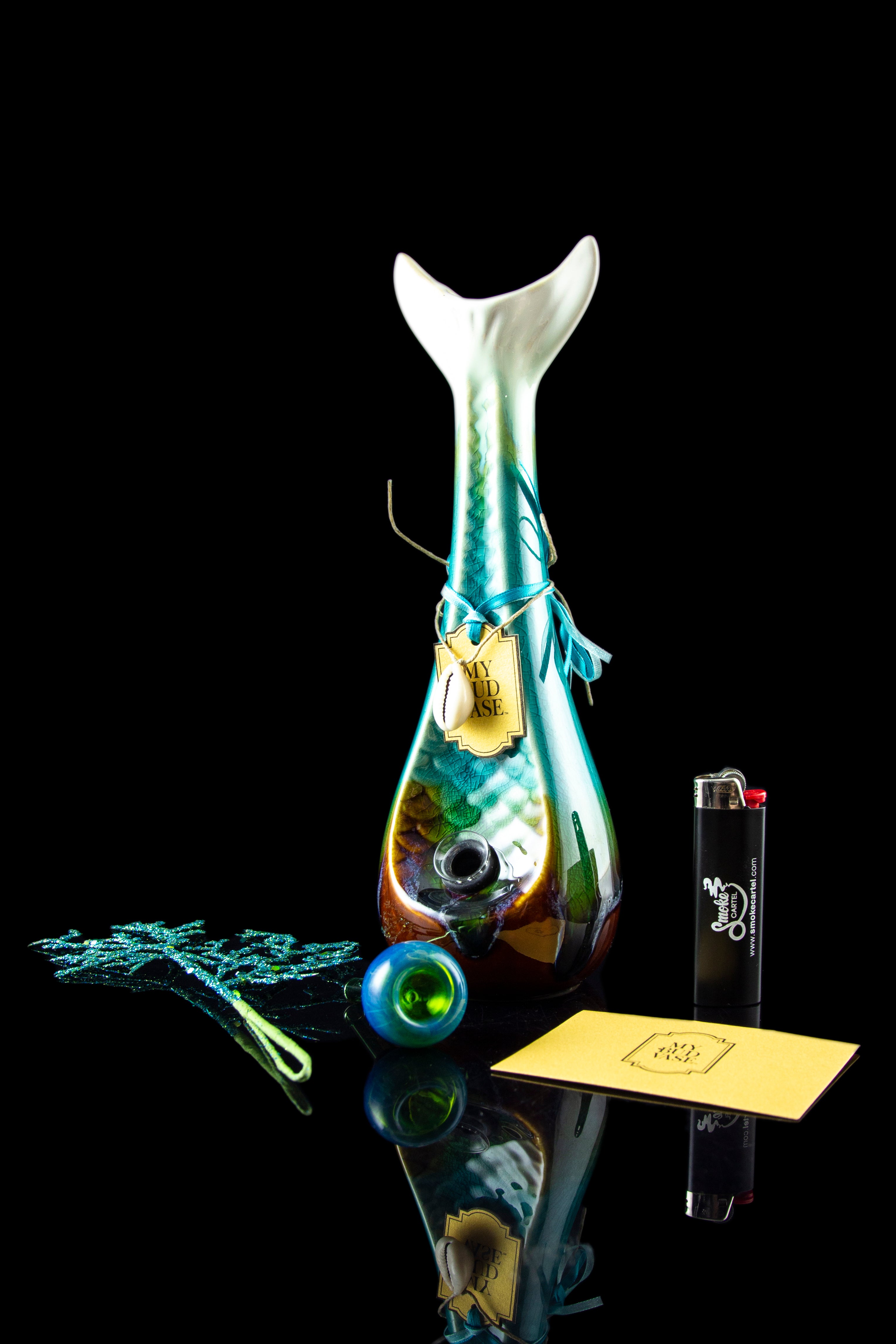Enchanting Mermaid Water Pipe - My Bud Vase