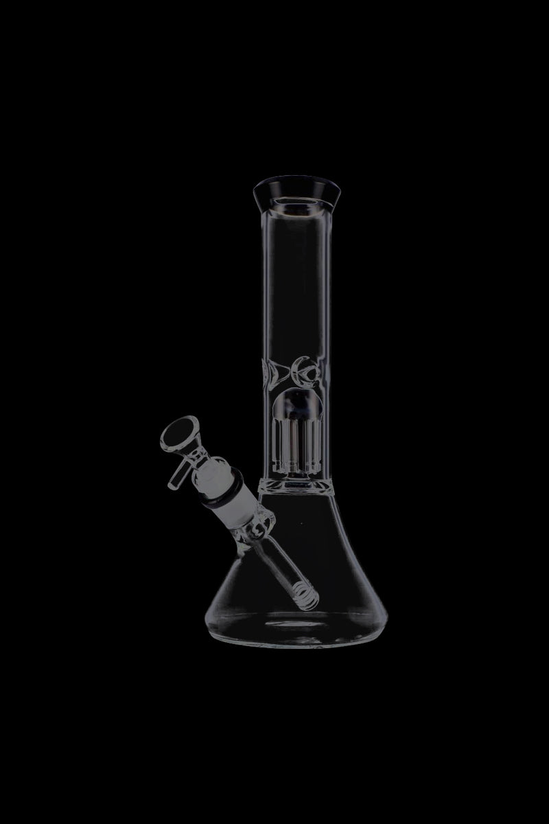 Stunning 12-Inch Beaker Base Ice Bong with 4-Arm Tree Perc