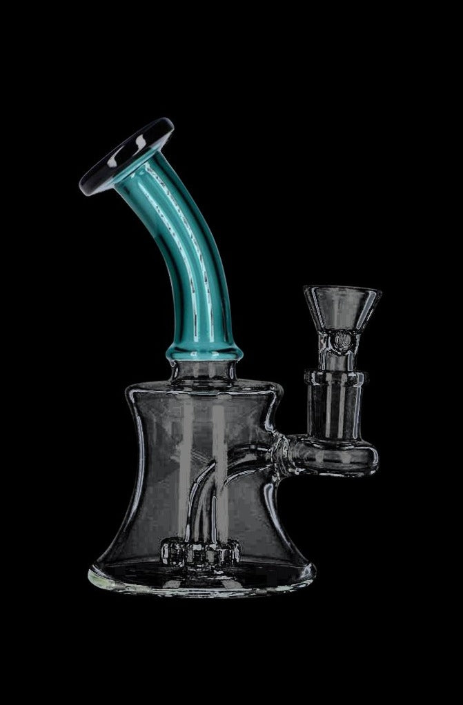 Stunning Beaker Base Bubbler with Fixed Showerhead Diffuser