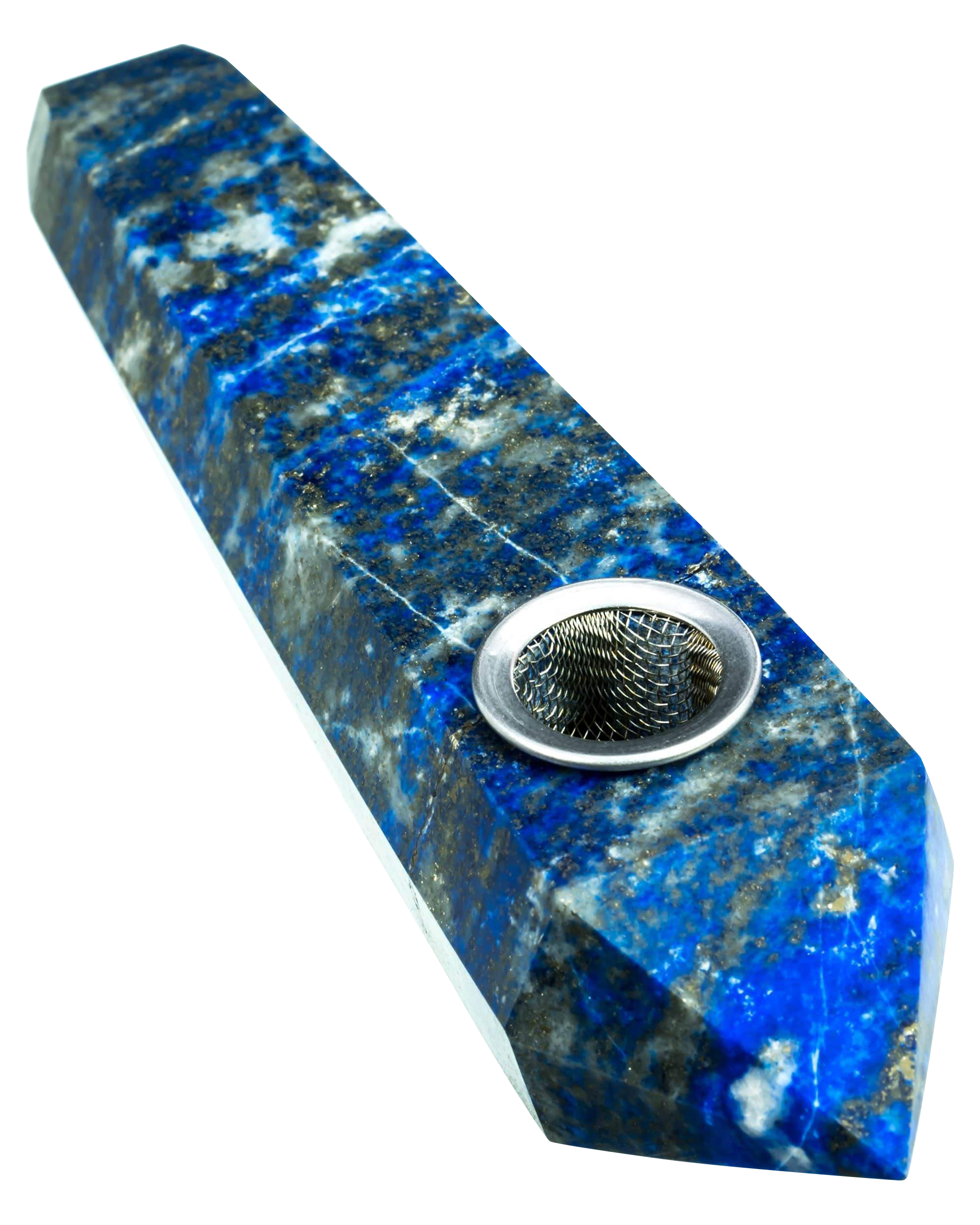 Exquisite Lapis Lazuli Quartz Stone Pipe