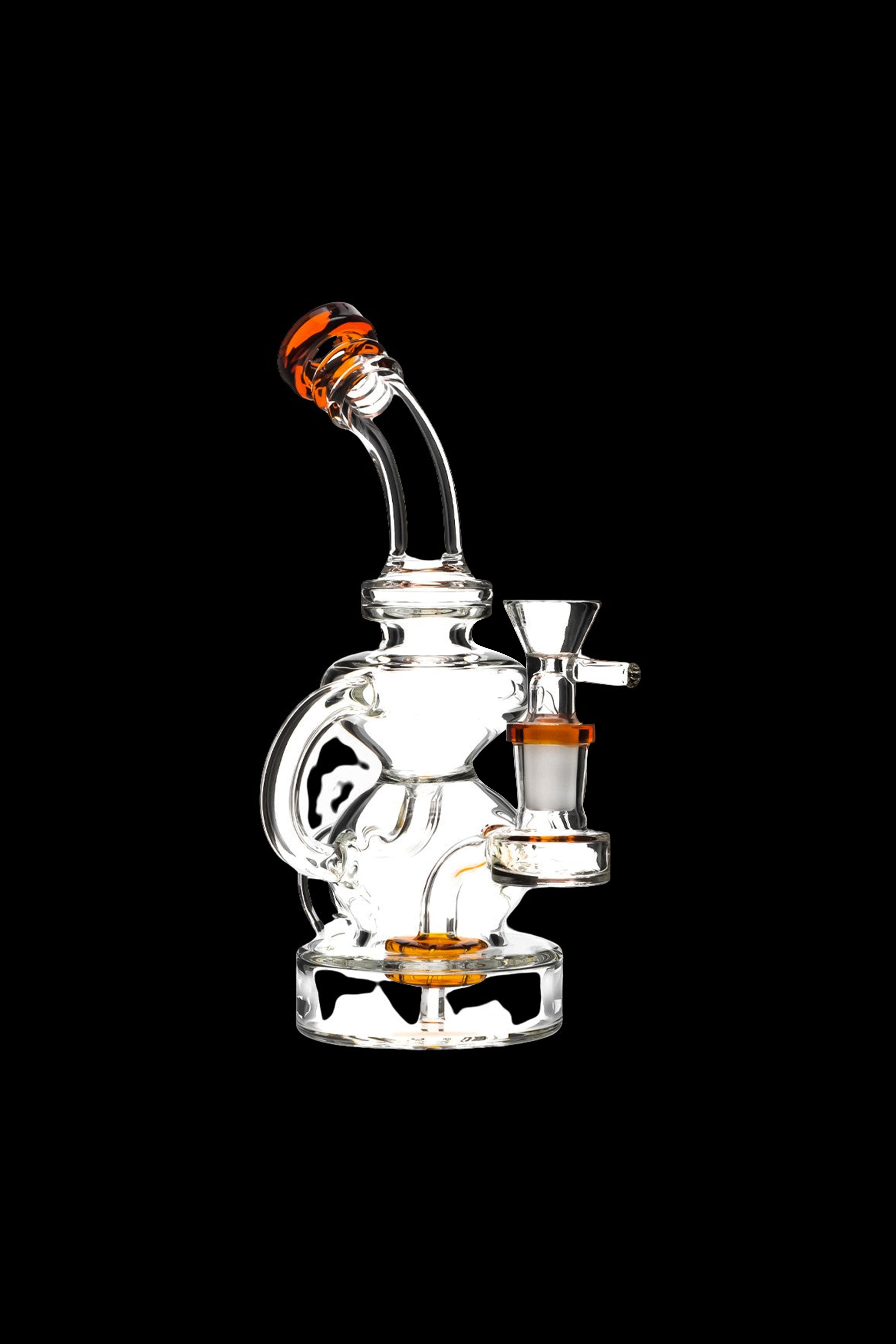 HB King Hourglass Tubed Perc Water Pipe - A Must - Have Smoking Companion