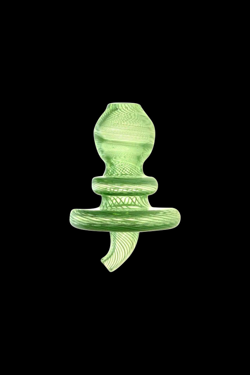 Pulsar's Stunning Directional Spiral Carb Cap for Ultimate Dabbing
