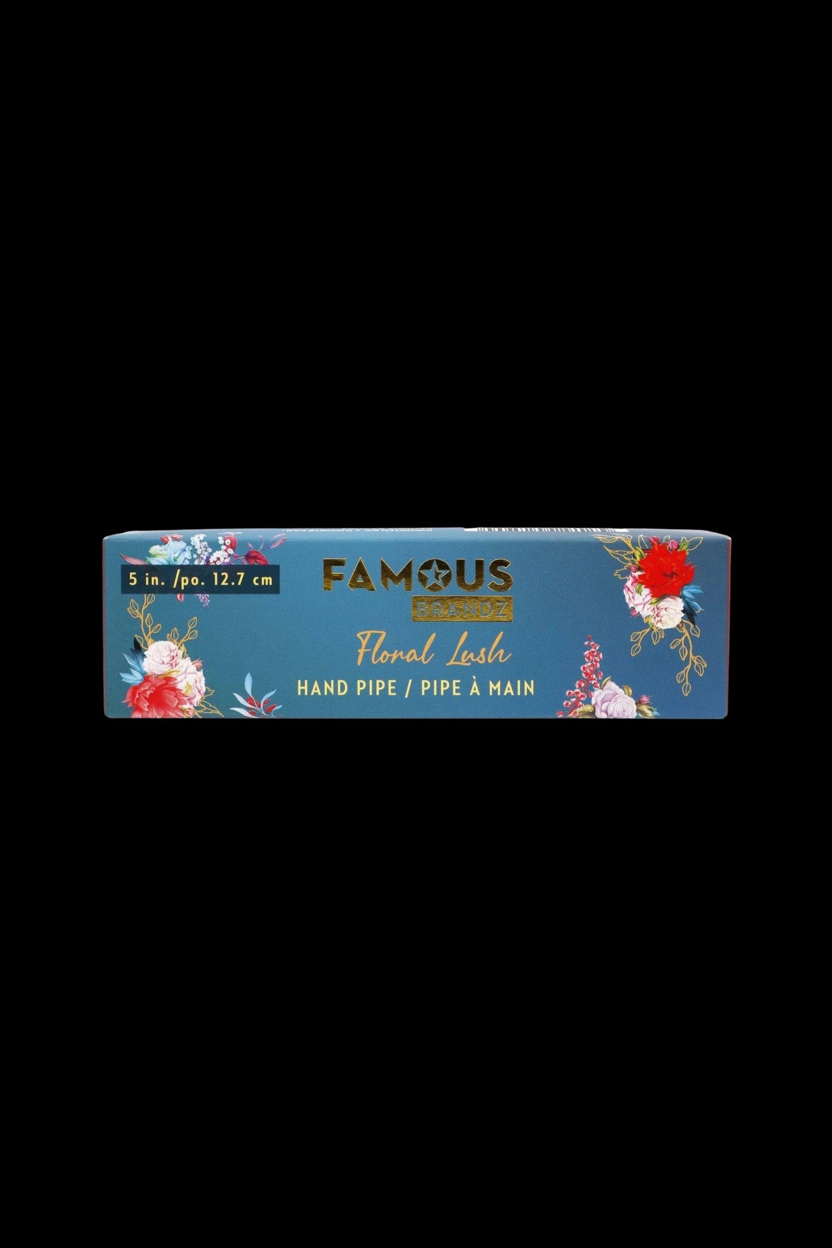 Exquisite Floral Lush Teal Crystal Hand Pipe: A Must-Have!