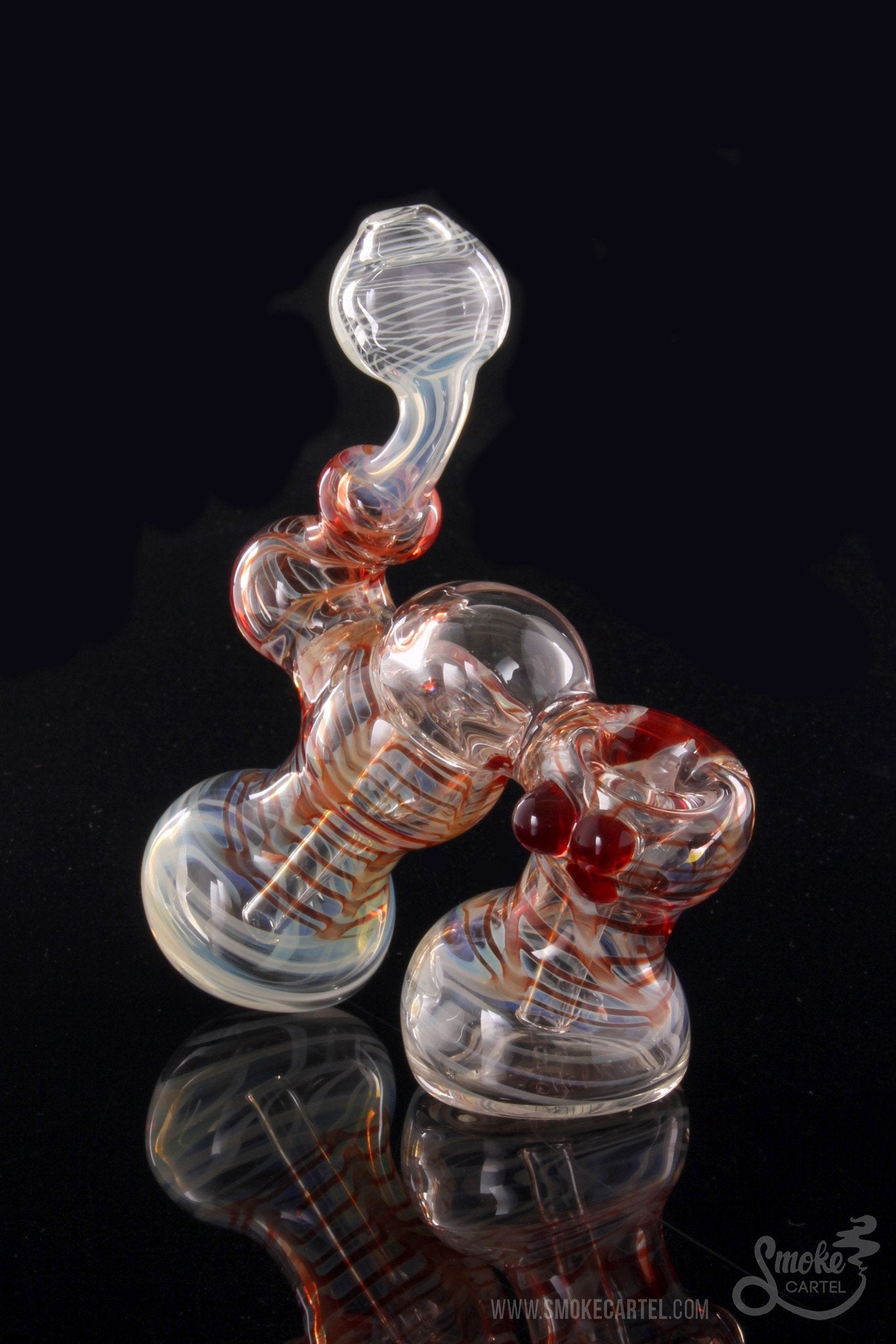 Chubz Glass Double Lazy Boy Wrap & Rake Bubbler: Double the Fun!