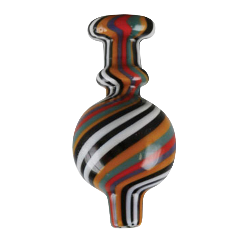 Colorful Spiral Ball Carb Cap: A Must-Have for Dabbers