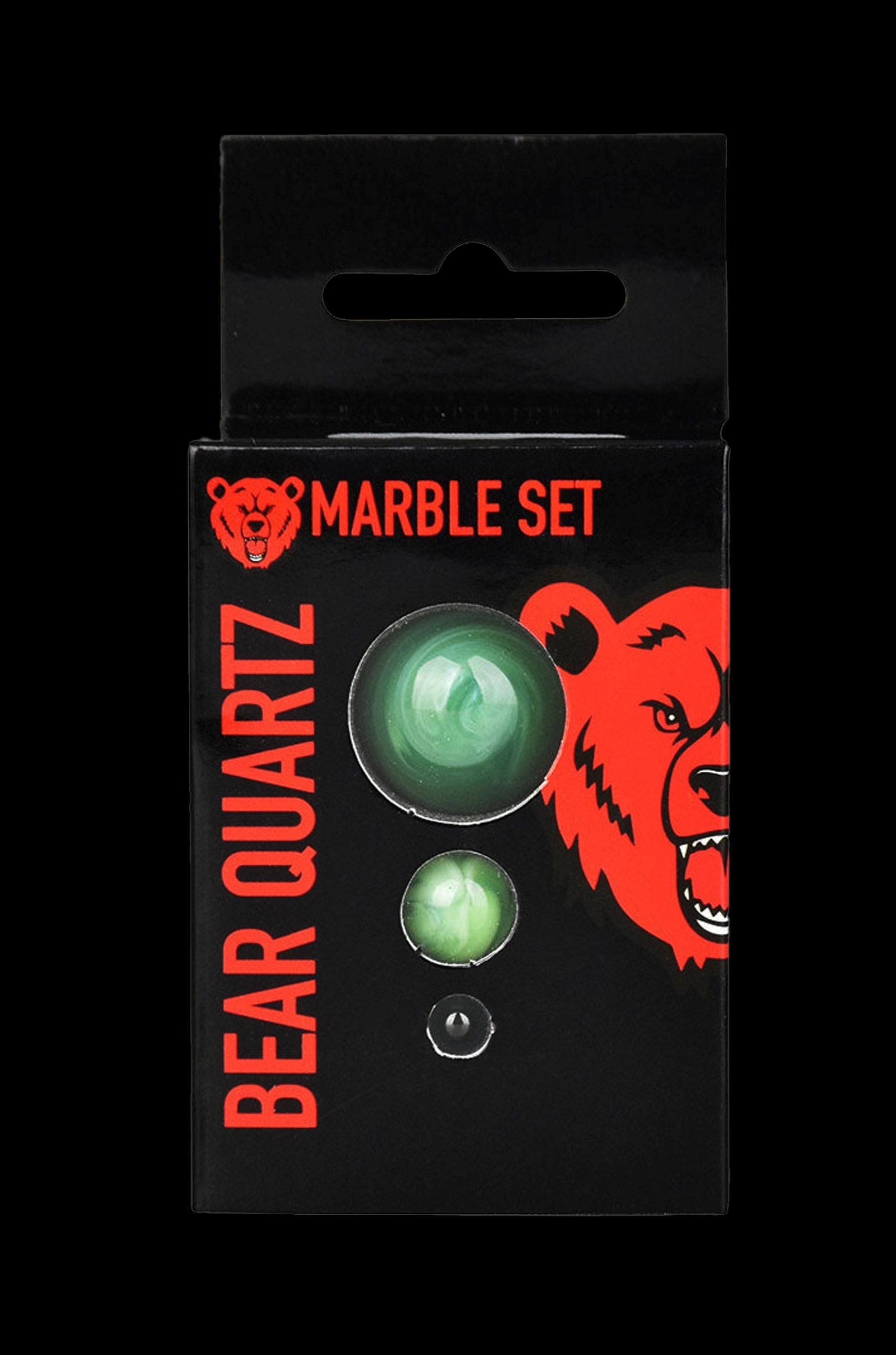Gorgeous Green Bear Quartz Marble Set