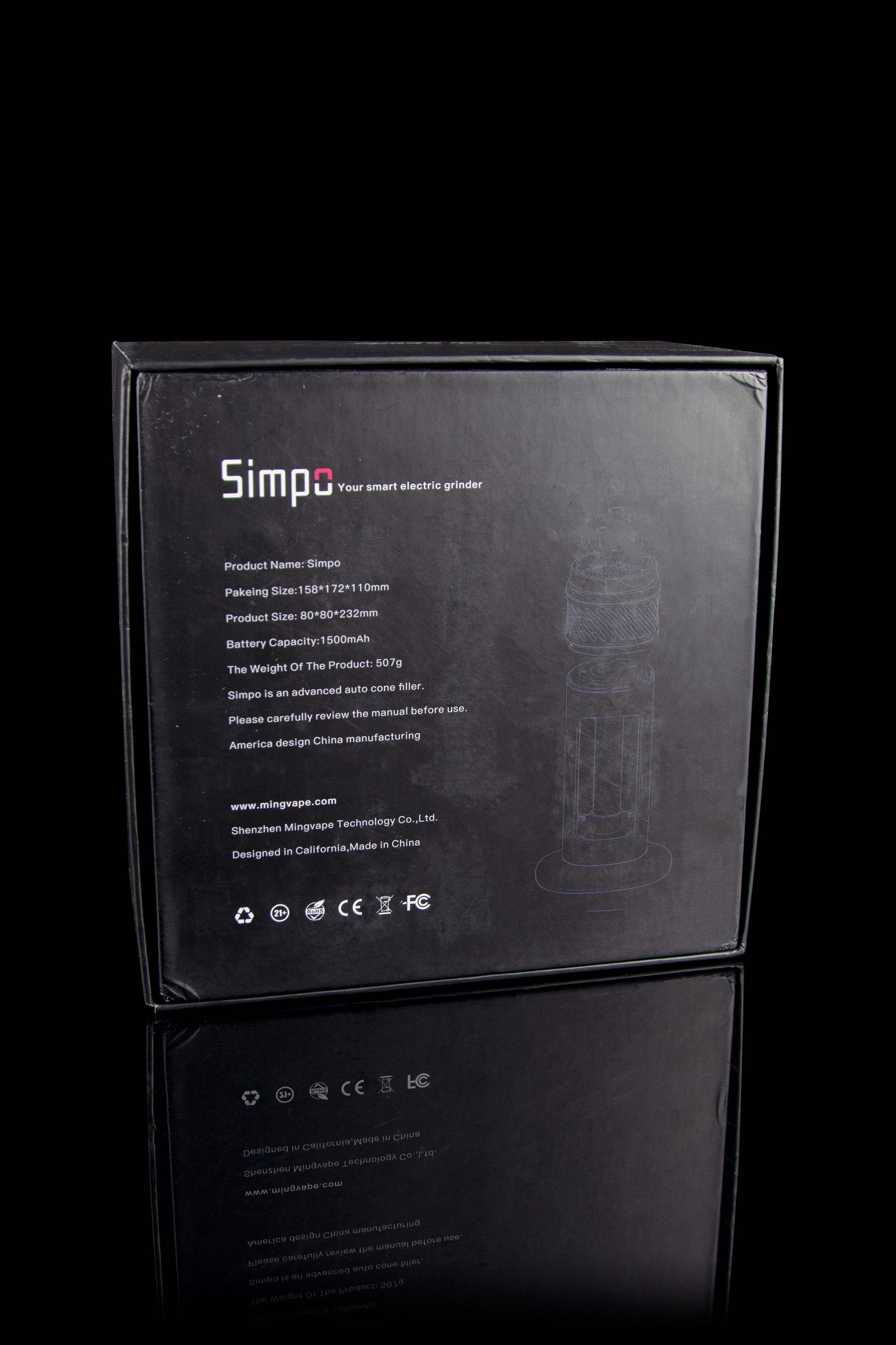 Ming Vape SIMPO: The Ultimate Electronic Pre - Roll Grinder