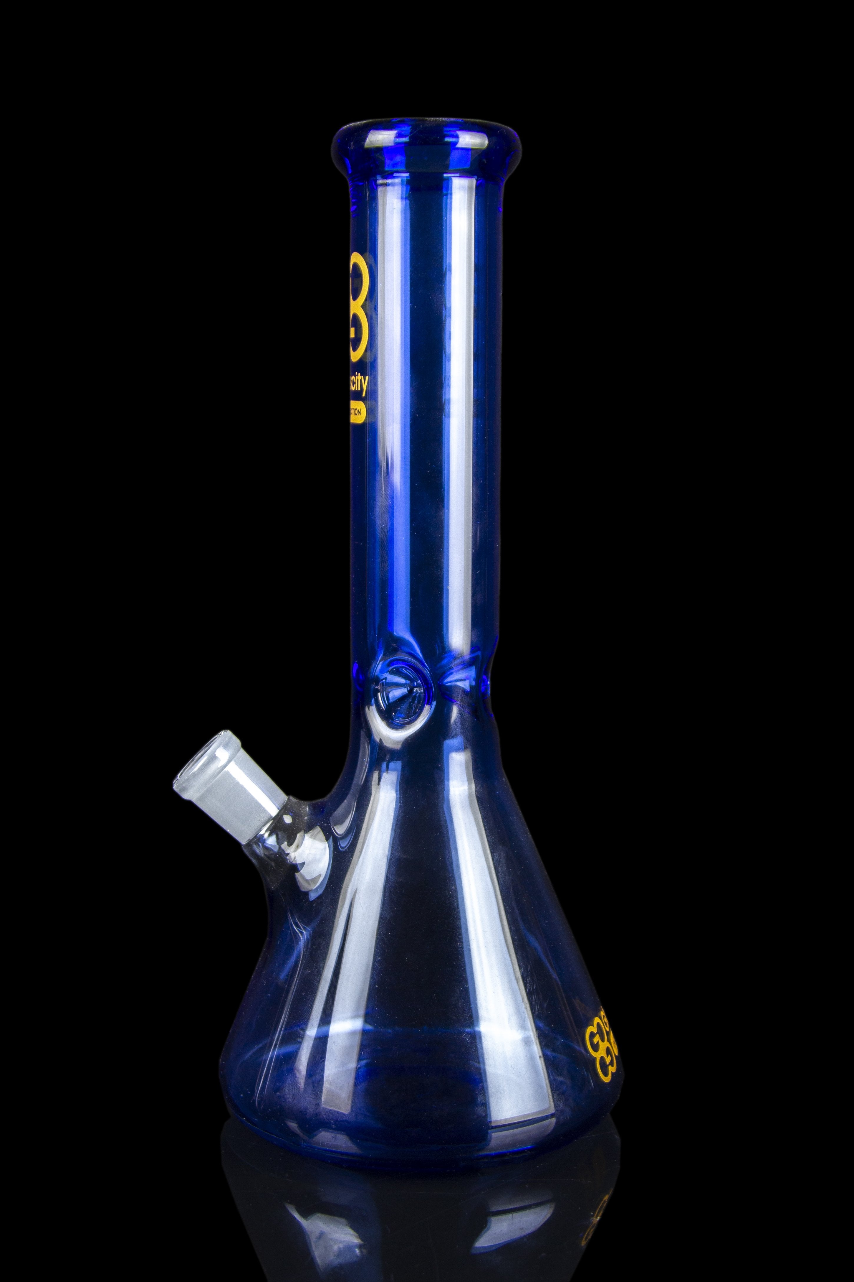 Grasscity's Stunning Limited Edition Cobalt Blue Beaker Ice Bong - Grab Yours Now!