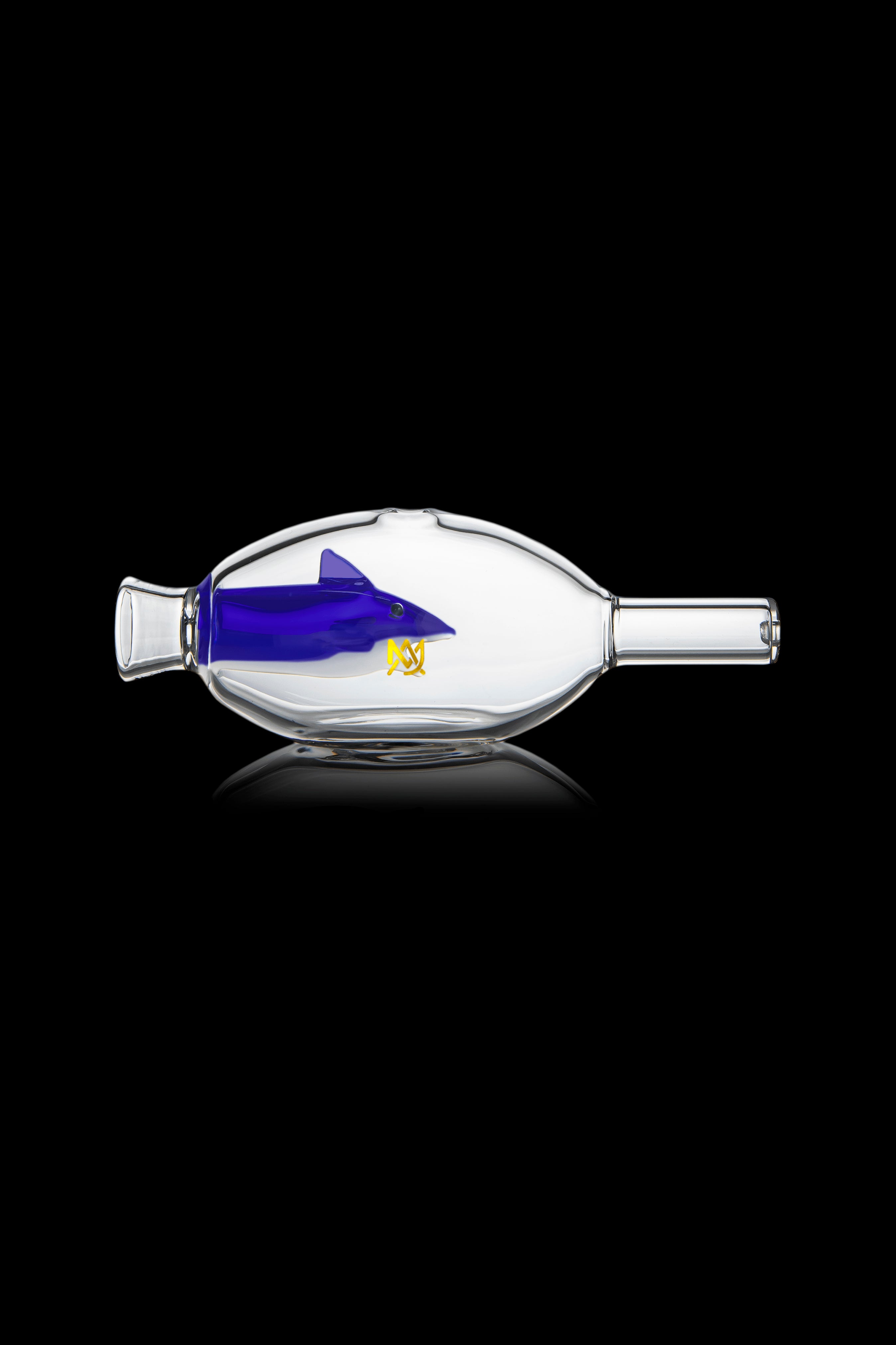 MJ Arsenal Jaws Chillum: Limited Edition Shark-Infused Glass Pipe