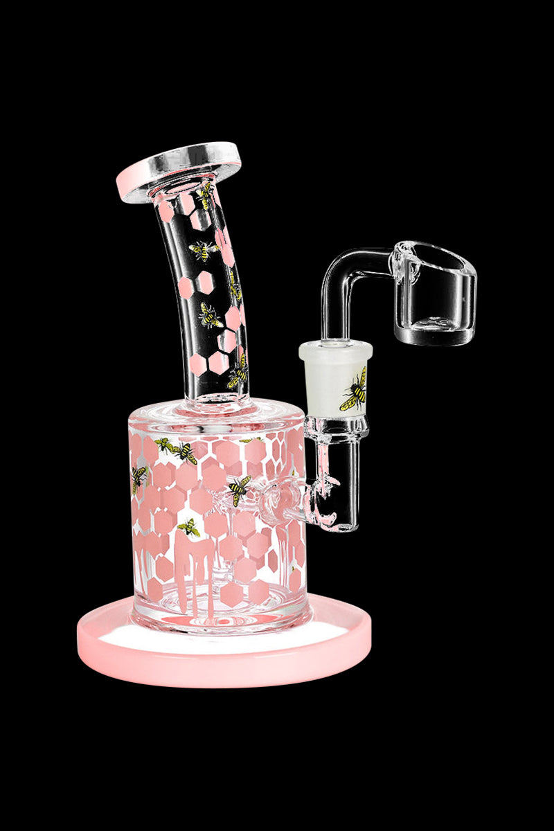 Enchanting Honeycomb Drip Dab Rig - Get Your Buzz On!