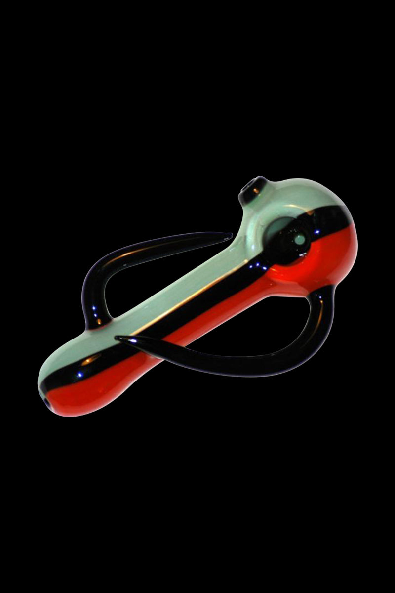 G-Spot Black Appendage Glass Spoon Pipe - A Futuristic Marvel