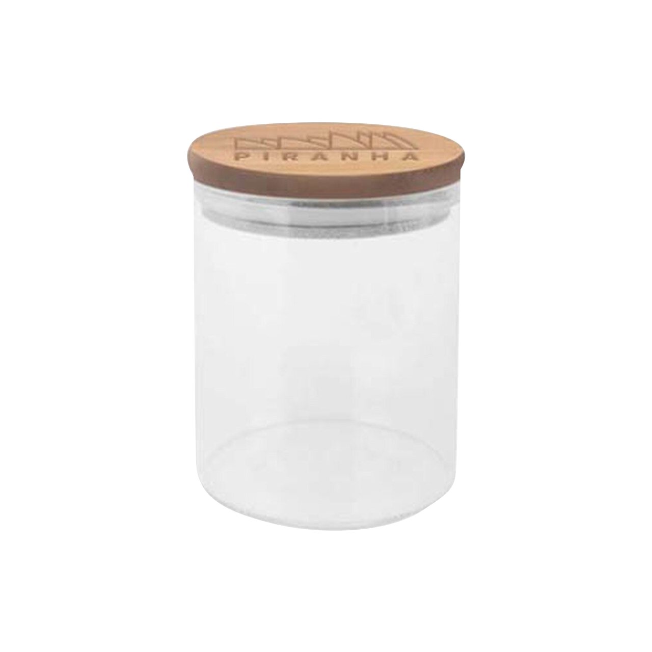 Piranha Premium Weed Storage Jar with Stylish Bamboo Lid