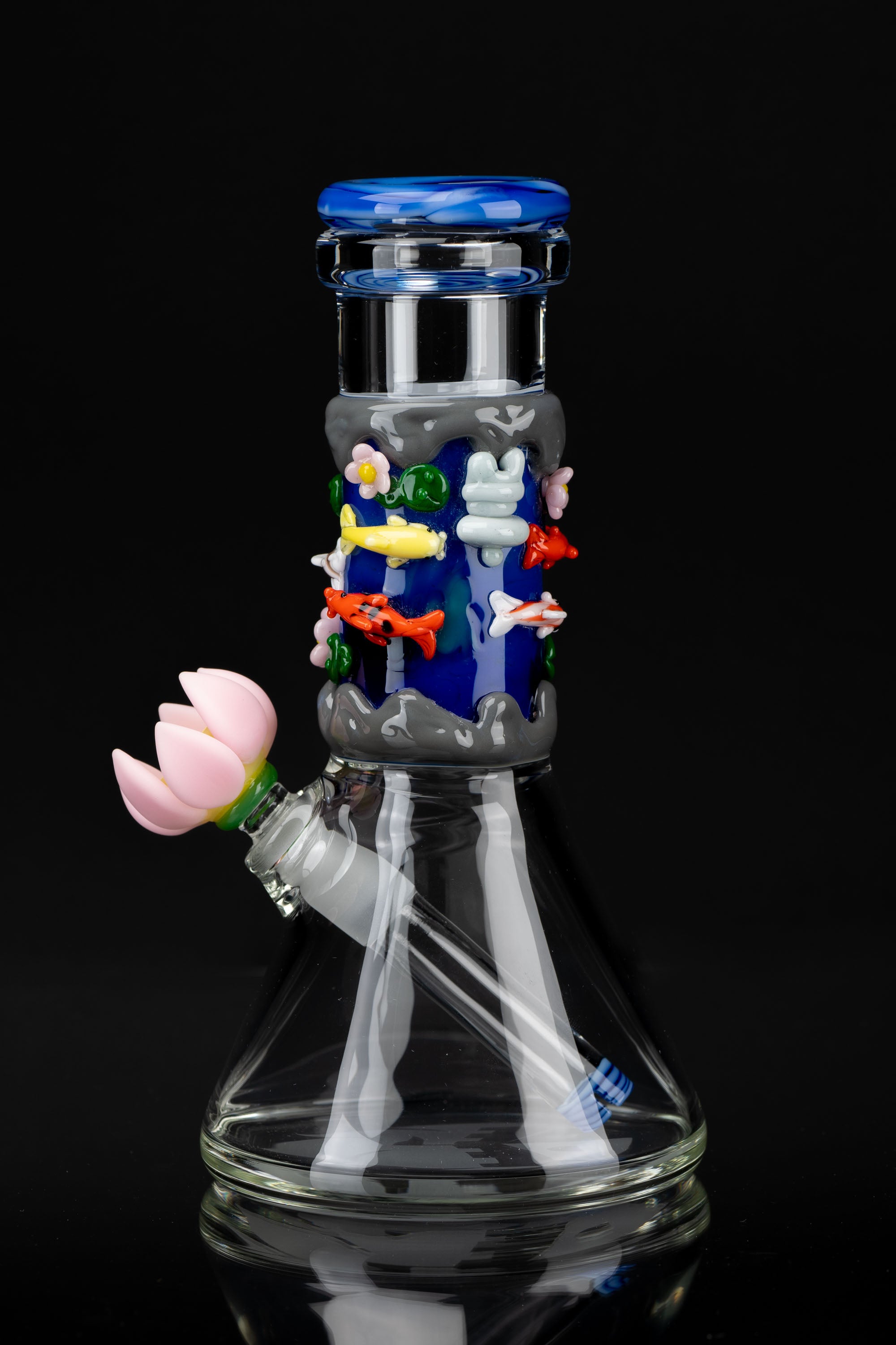 Empire Glassworks Stunning Koi Pond Baby Beaker
