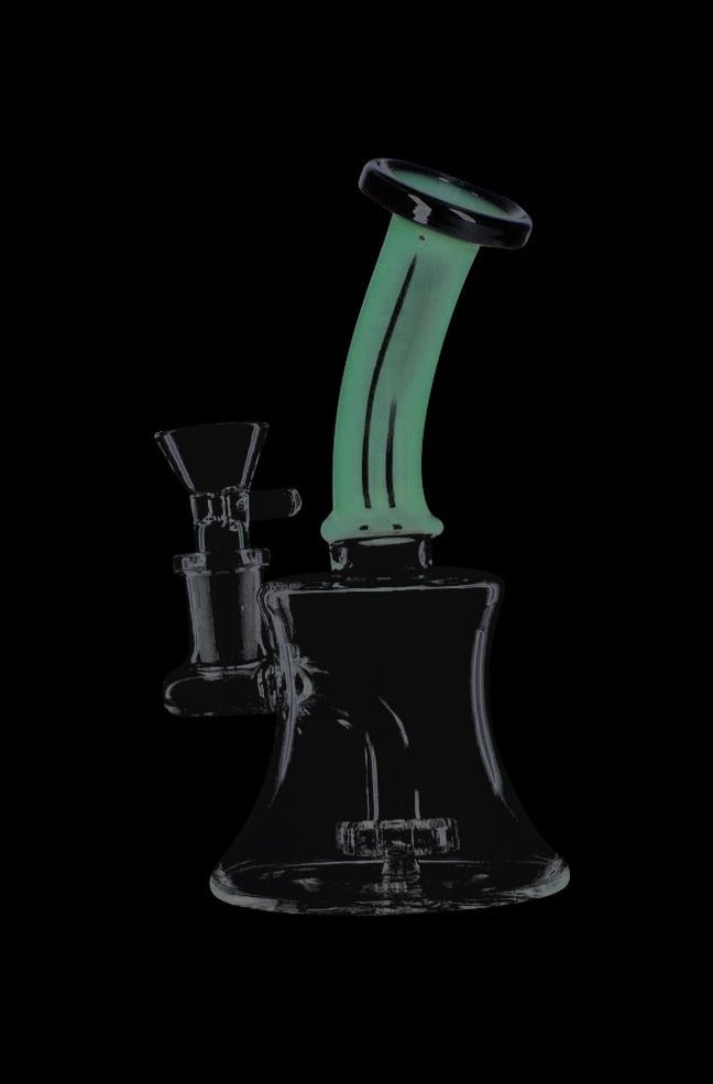 Stunning Beaker Base Bubbler with Fixed Showerhead Diffuser