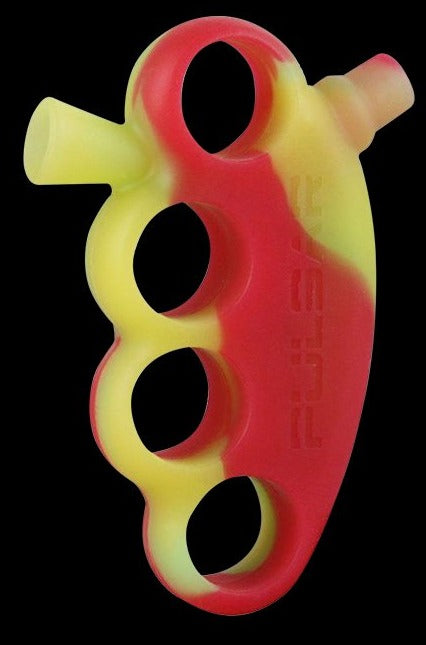Pulsar RIP Knuckle Bubbler - Rasta: A Mini Marvel!
