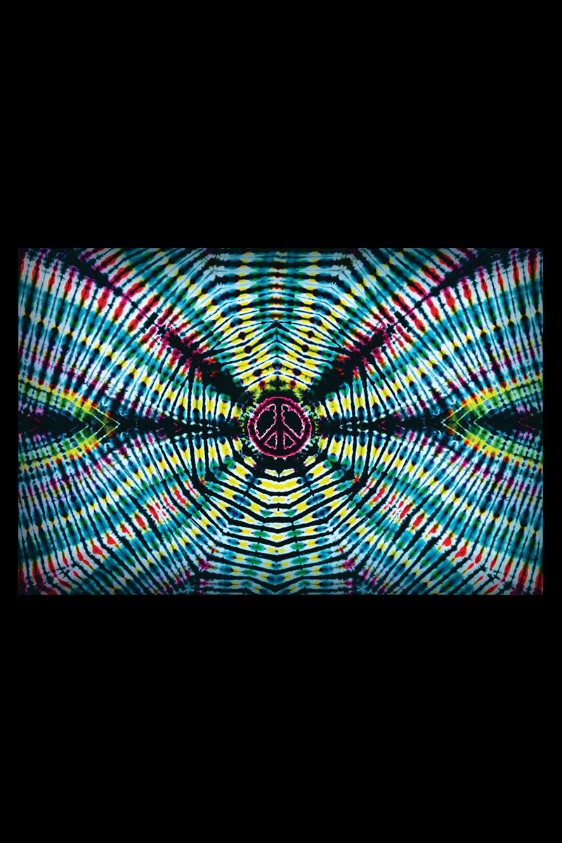 Feed A Hippie's Enchanting Peace Wave Tapestry