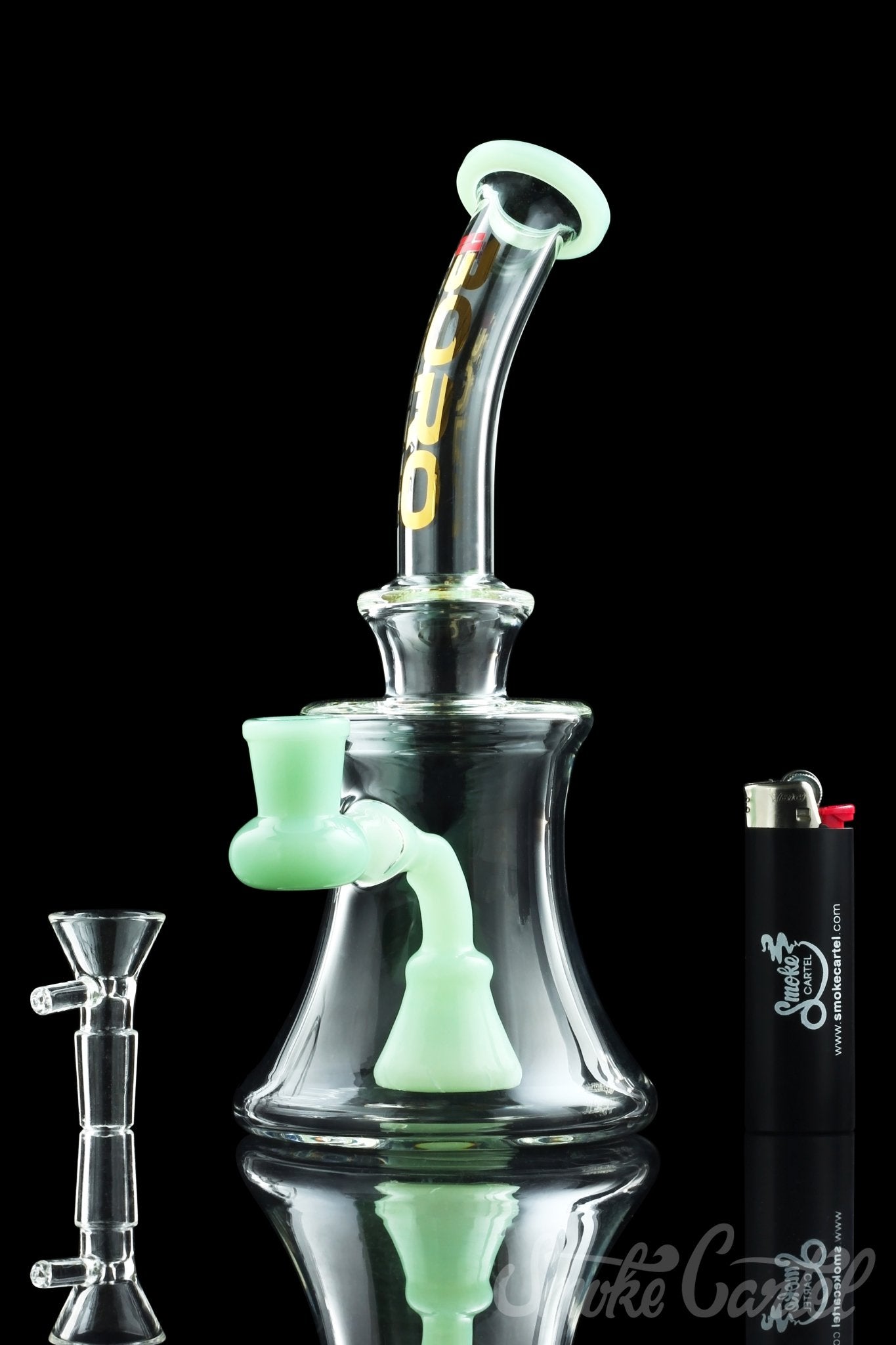 BoroTech Glass Gefion Flared Beaker Showerhead - The Ultimate Relaxation Pipe