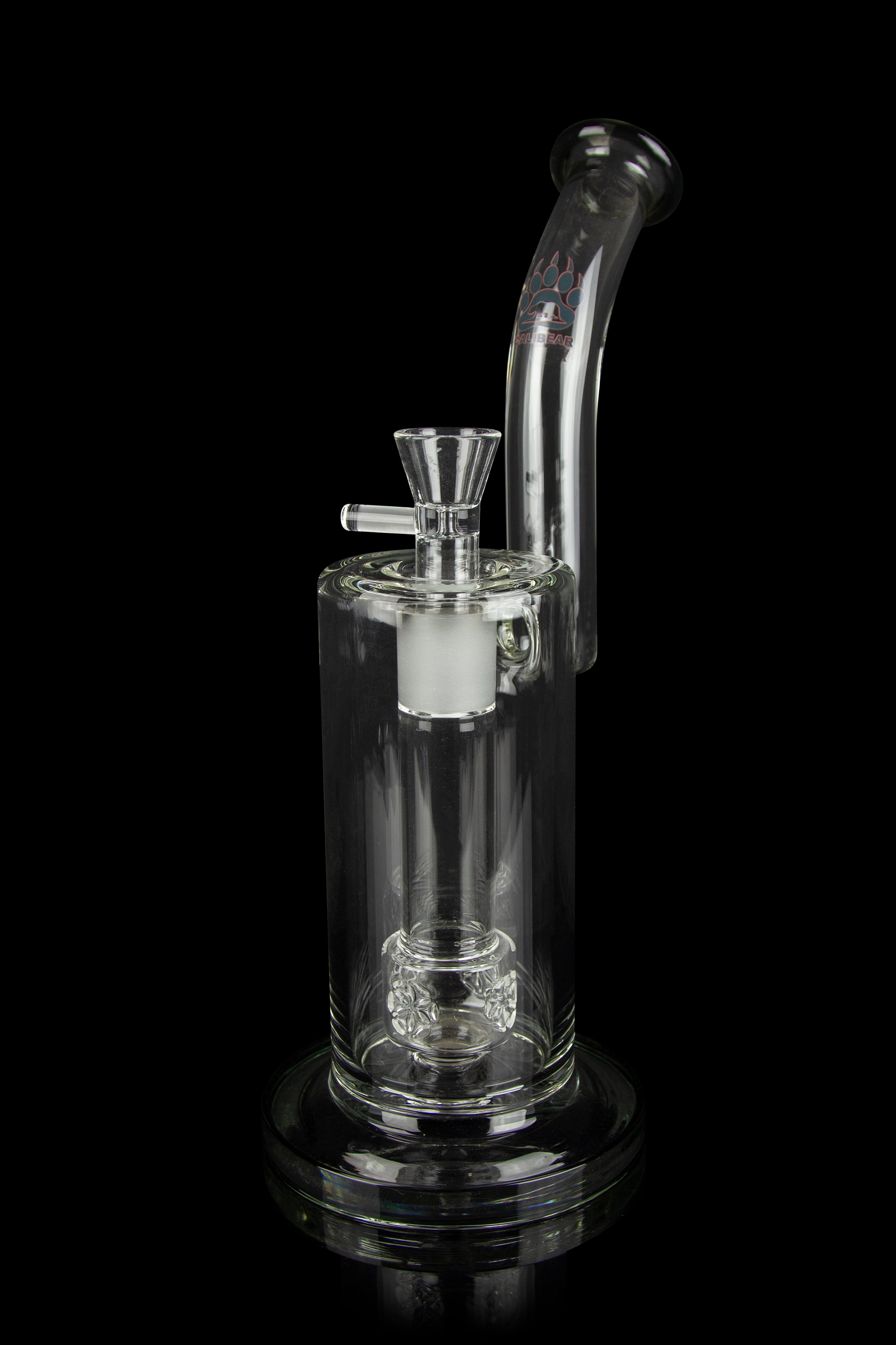 Calibear's Stunning Bent Neck Seed of Life Perc Bong