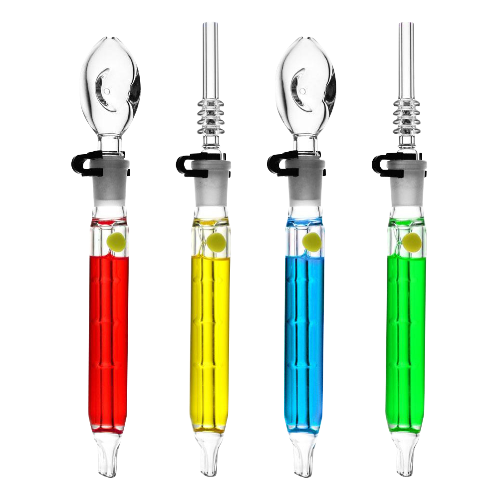 Cool Freezable Glycerin Dab Straw & Spoon Pipe Kit