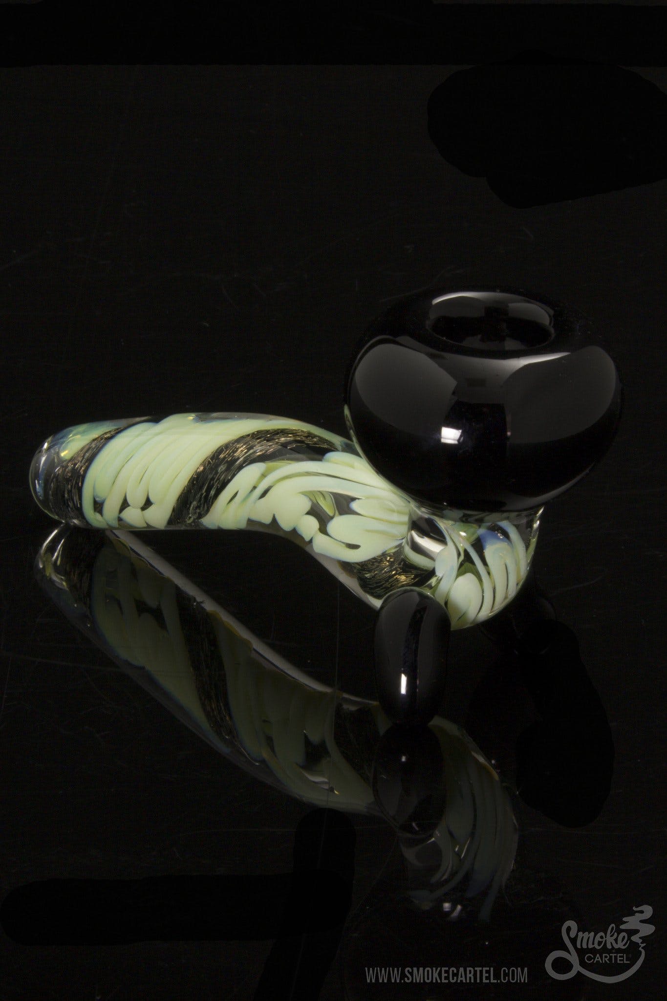 LA Pipes Mini Sherlock: Slyme Cane & Dichro Delight
