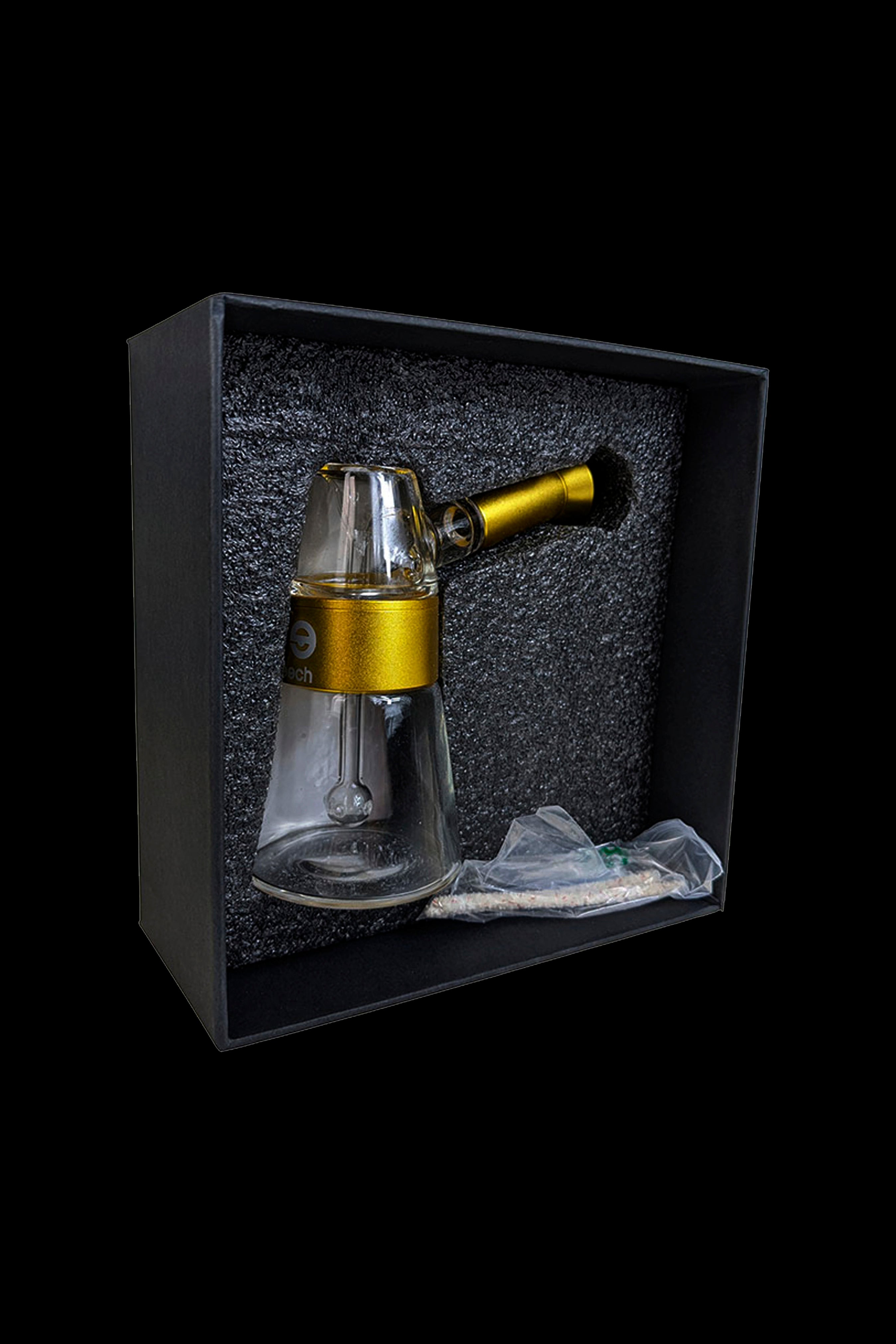 Cheech Glass Lantern-Style Metal Glass Bubbler