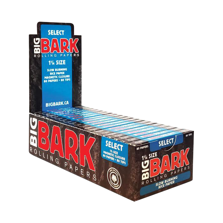 BIGBARK 1 1/4 Select Rolling Papers - Choose 1, 5, or 20 Pack!