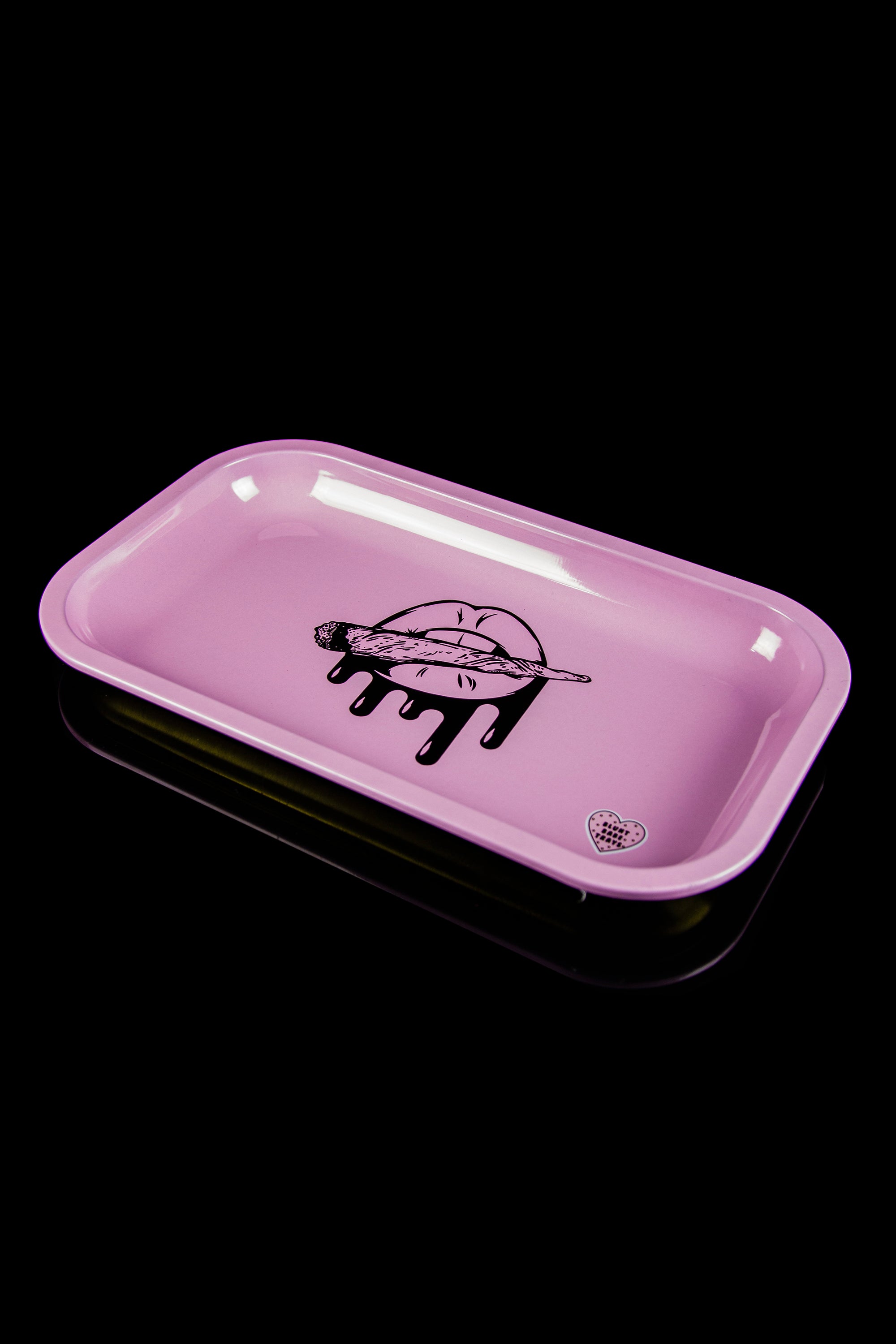 Blunt Babe Pink Lips Luxury Rolling Tray