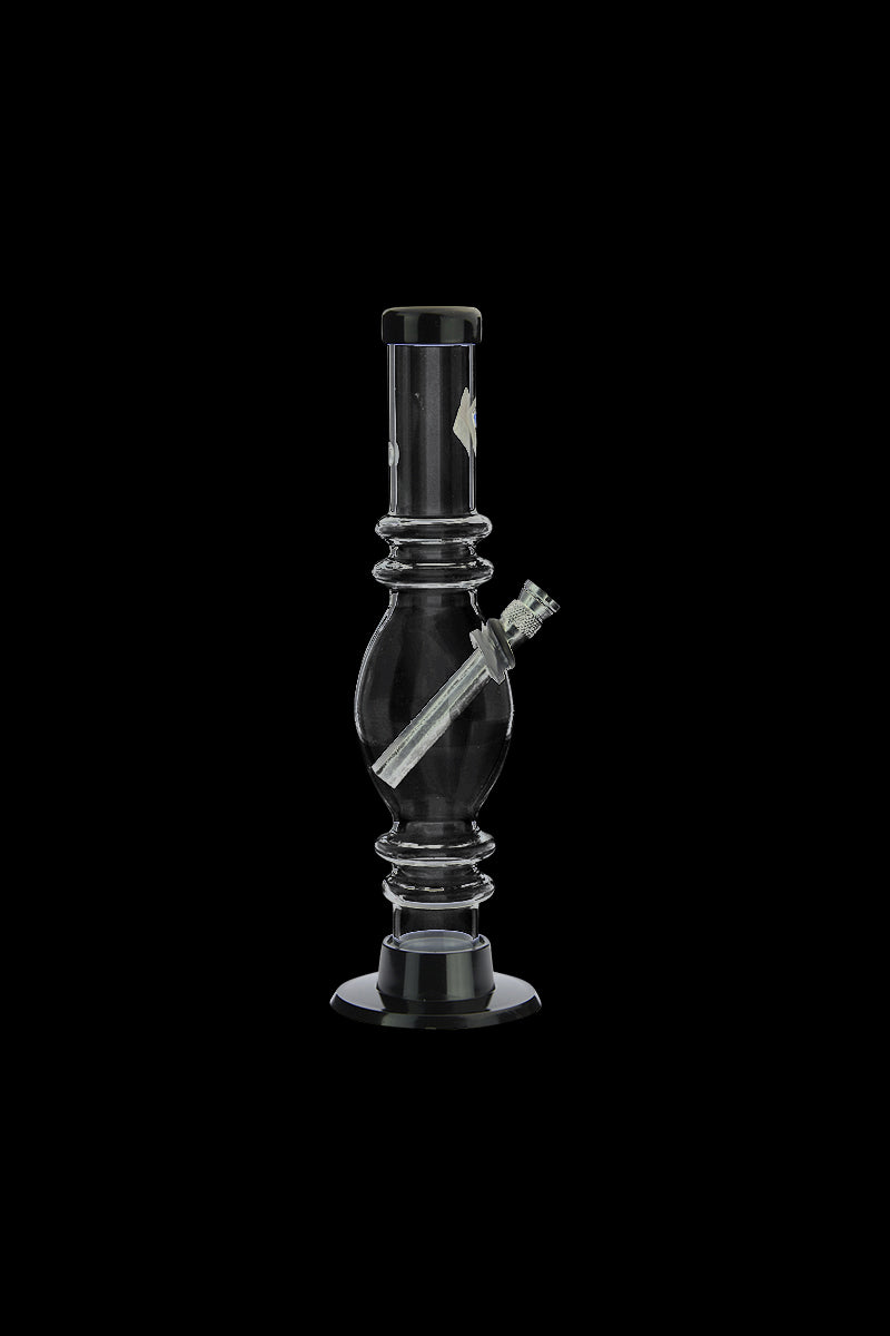 Stunning Clear Acrylic Straight Tube Egg Bong - Ideal for Hits!