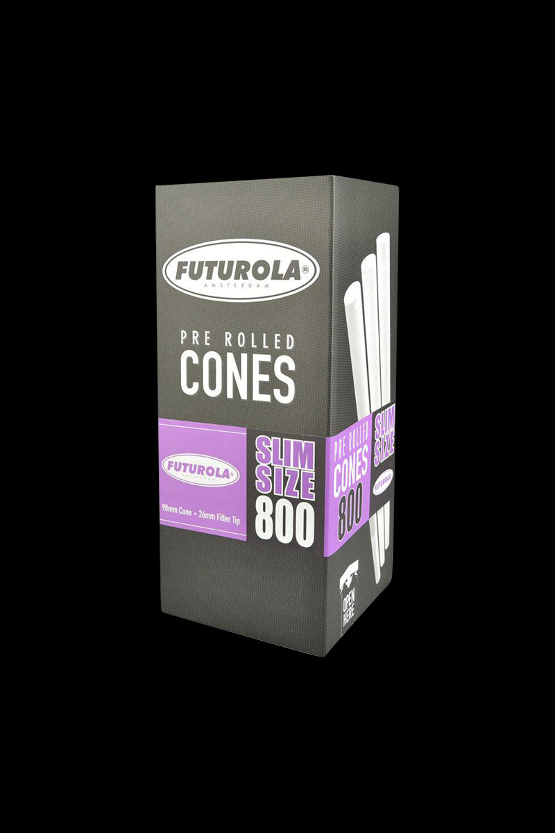 Futurola Slim Size Cones - Massive 800 Pack! Quick Rollers' Delight