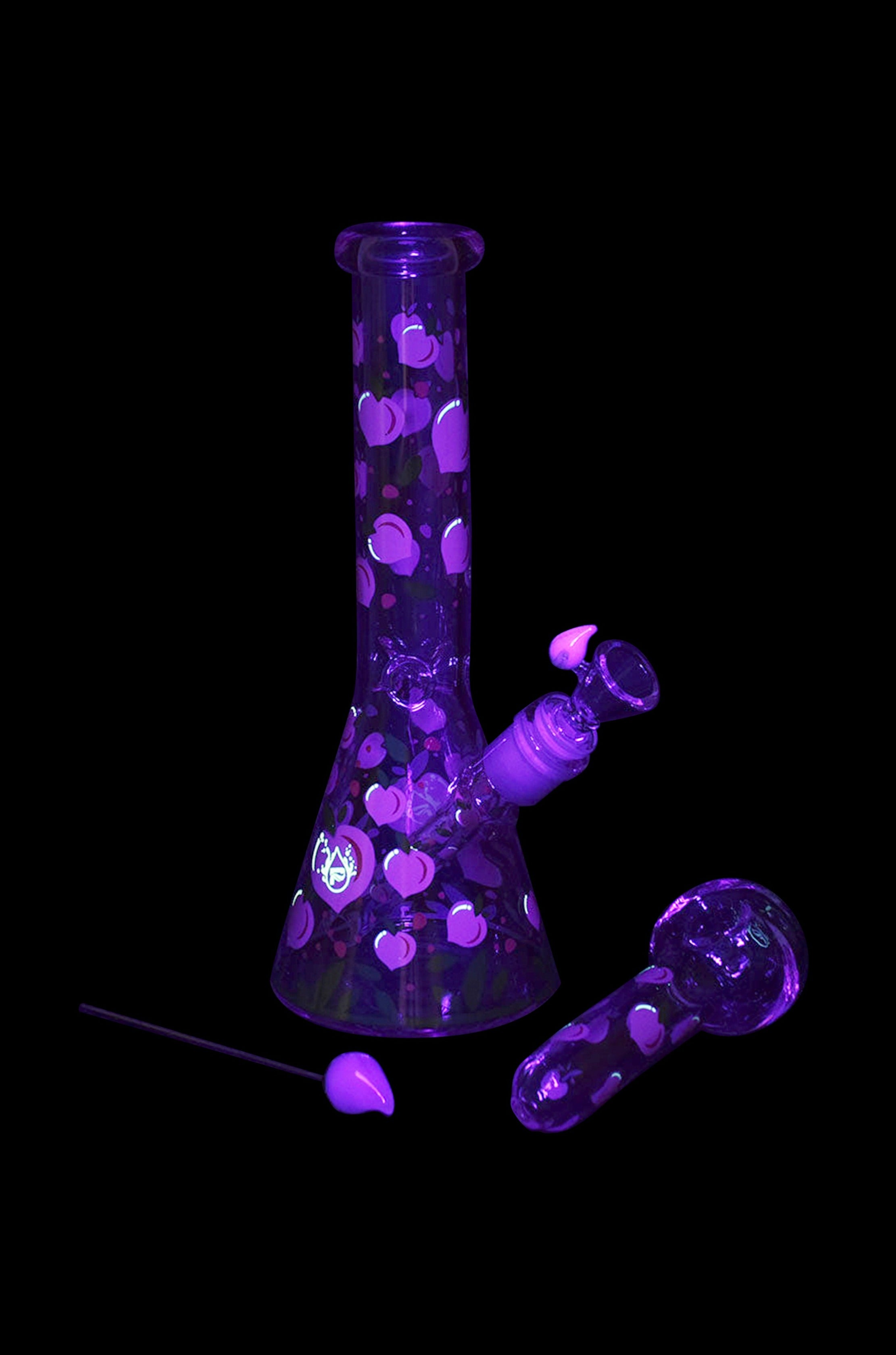Pulsar Fruit Series Peaches & Cream Glow Pipe Set - A Smoking Sensation!