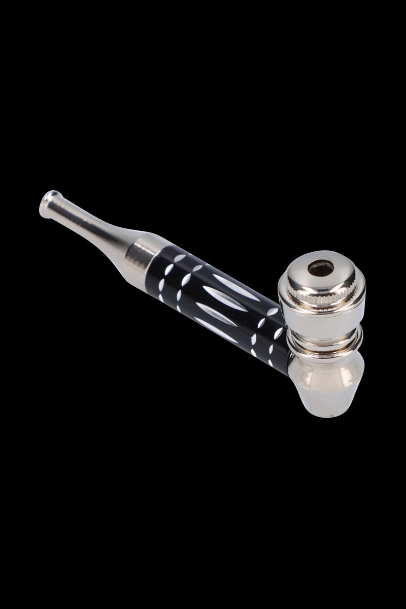 Gorgeous Colored Stem Metal Hand Pipe