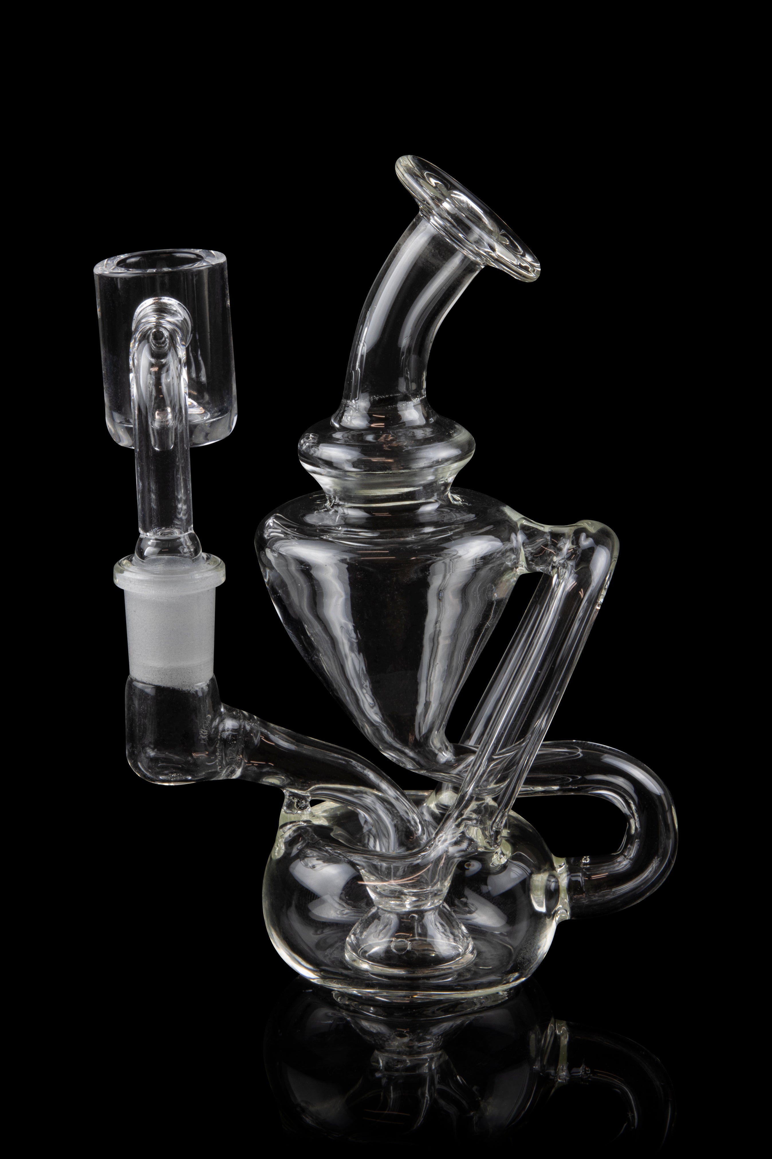 Compact Mini Funnel Recycler Dab Rig - Big Hits in a Small Package