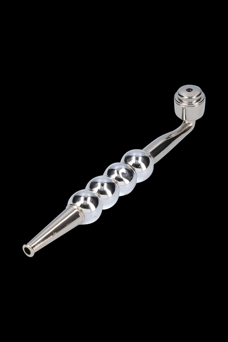Stylish Curvy Mid-Section Metal Hand Pipe