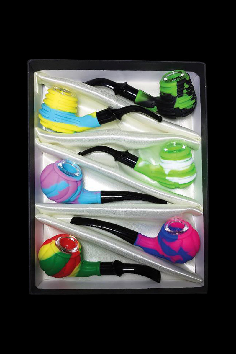 Fujima Silicone Hand Pipe - Awesome 6-Pack Bundle
