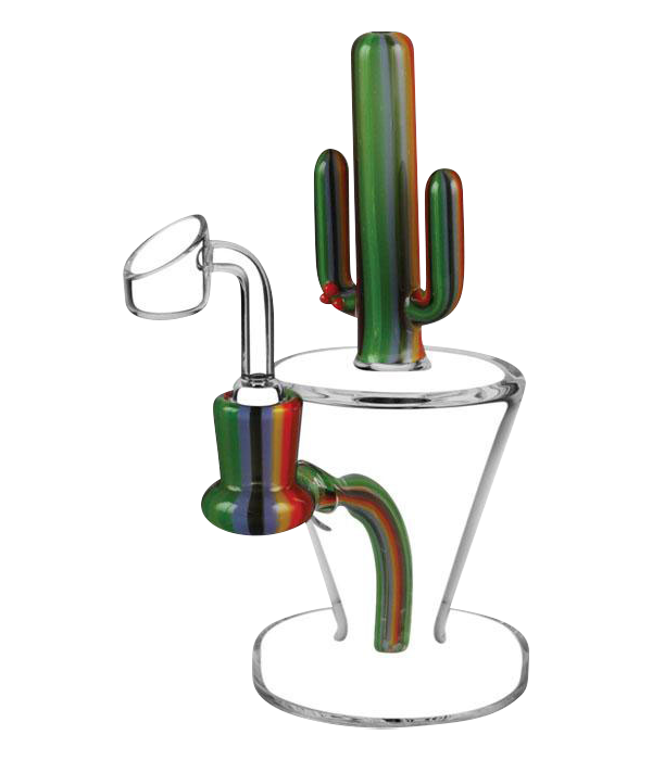 Stunning Cactus UV Water Pipe