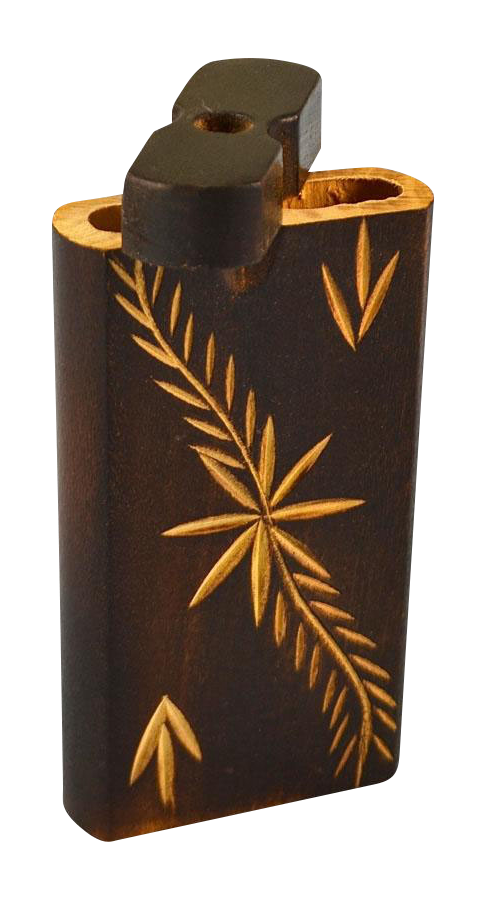 Exquisite Floral Pattern Engraved Smoke Stopper - Your Ultimate On - the - Go Smoking Companion
