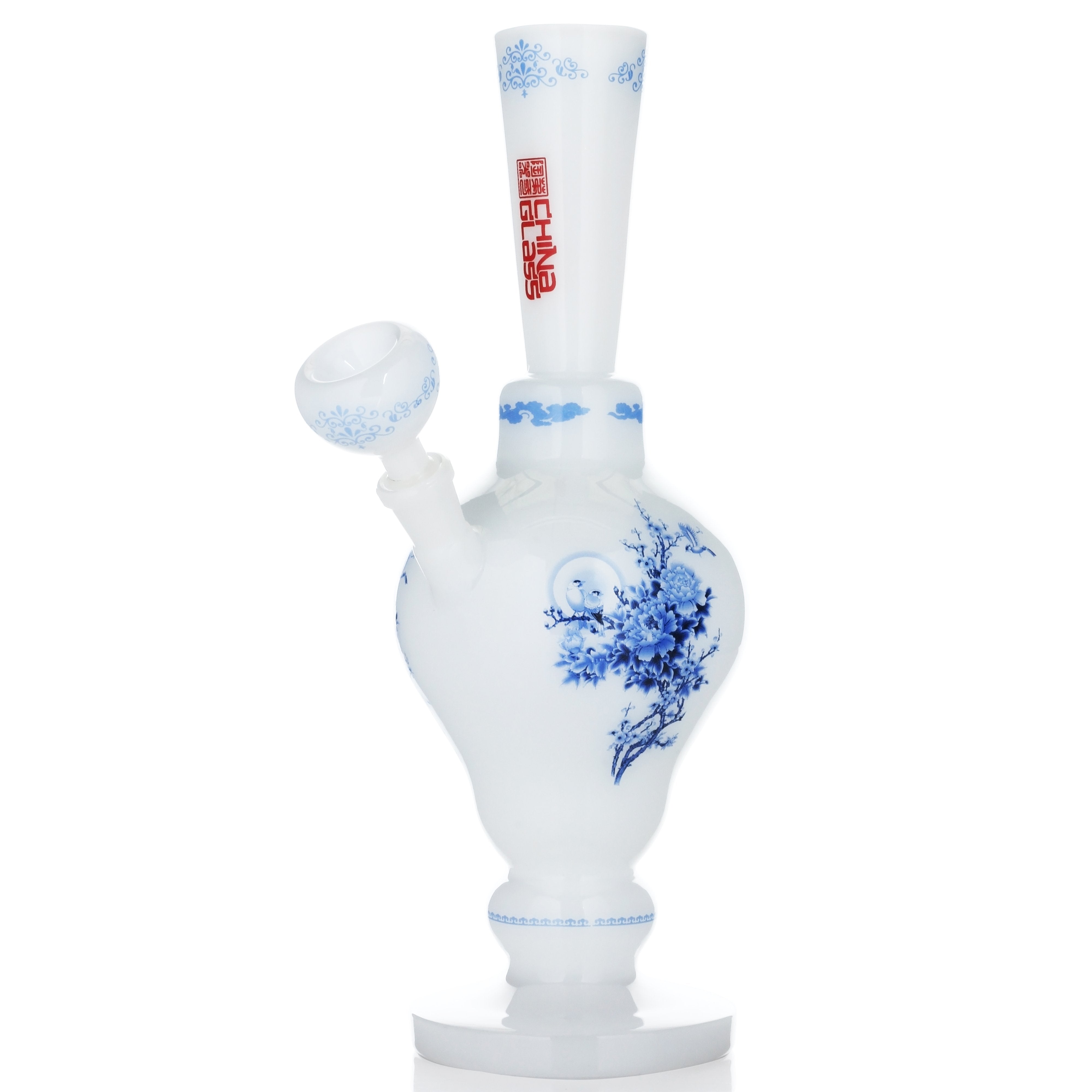 Stunning Ornate Chinese Vase Glass Bong from the Cao Cao Dynasty