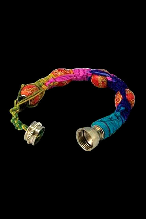Colorful Beaded Stealth Smoking Bracelet Pipe