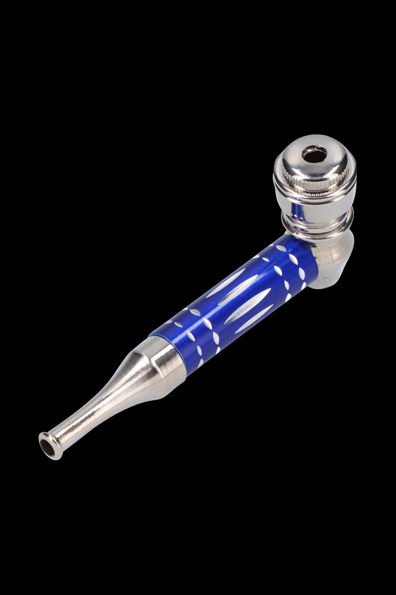 Gorgeous Colored Stem Metal Hand Pipe