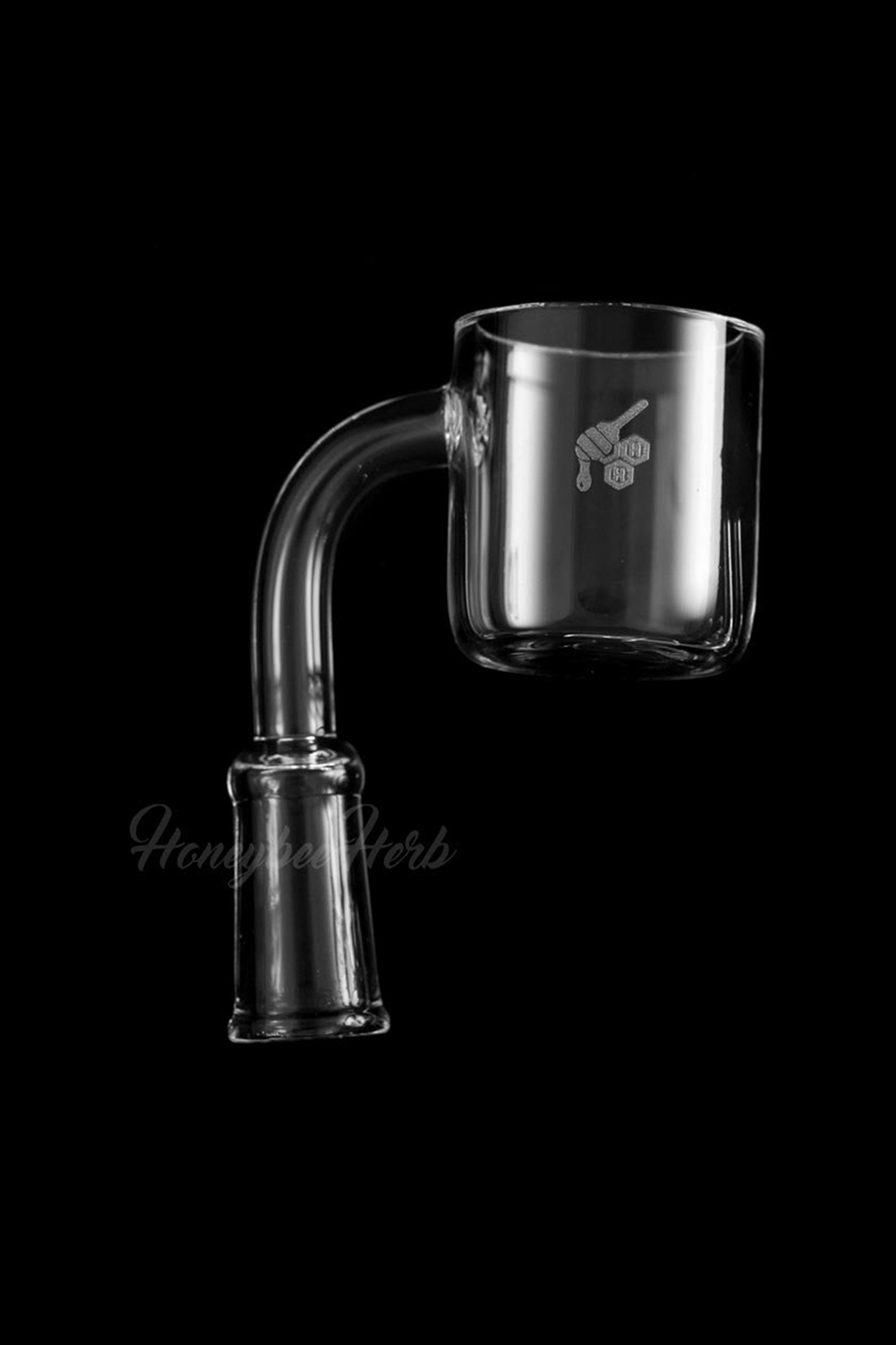Honeybee Herb's Yellow Line Honey Bucket Quartz Banger - An Epic Dabbing Essential