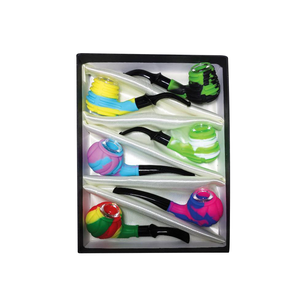 Fujima Silicone Hand Pipe - Awesome 6-Pack Bundle