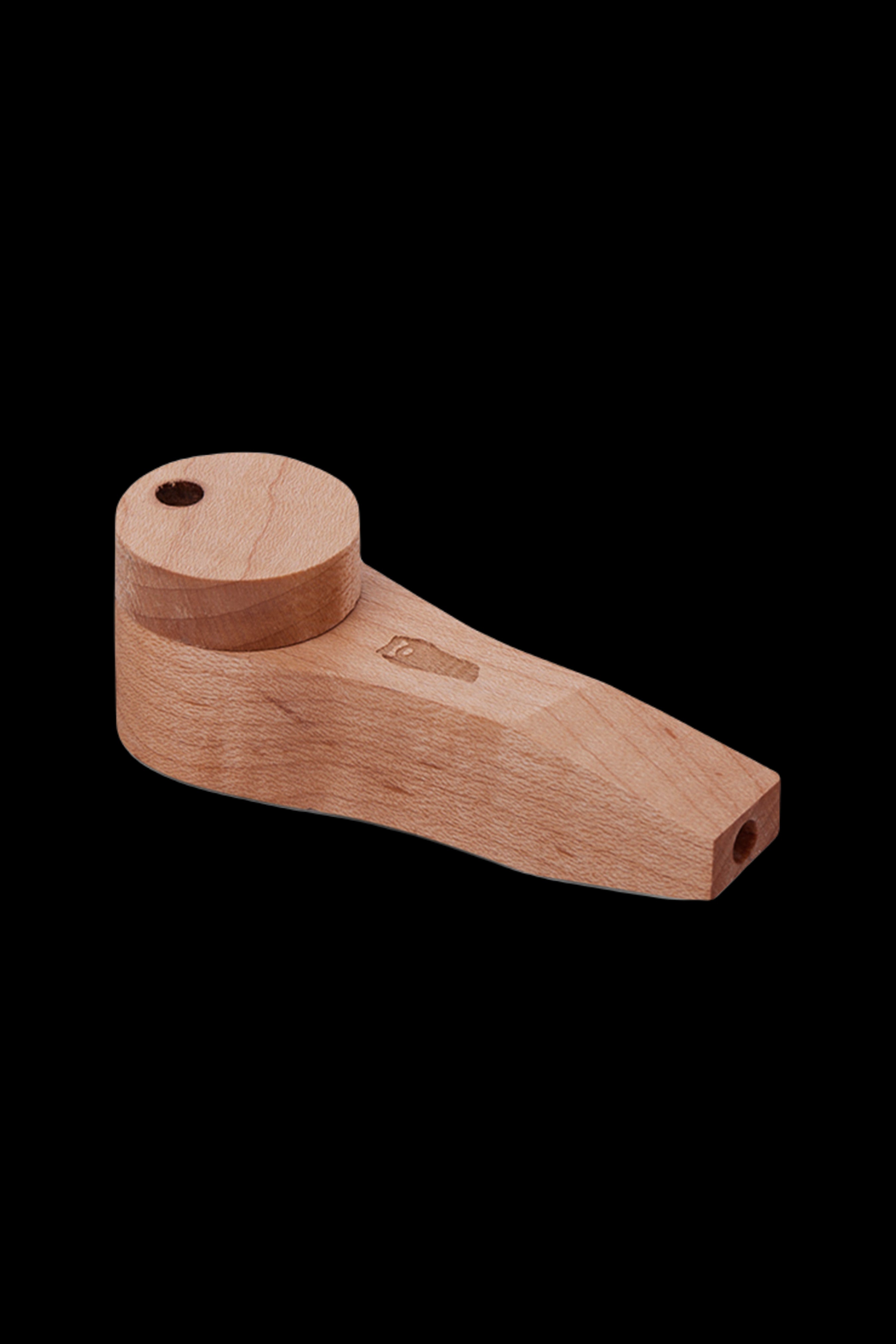 Exquisite Bearded Circle Wood Pipe with Secure Lid