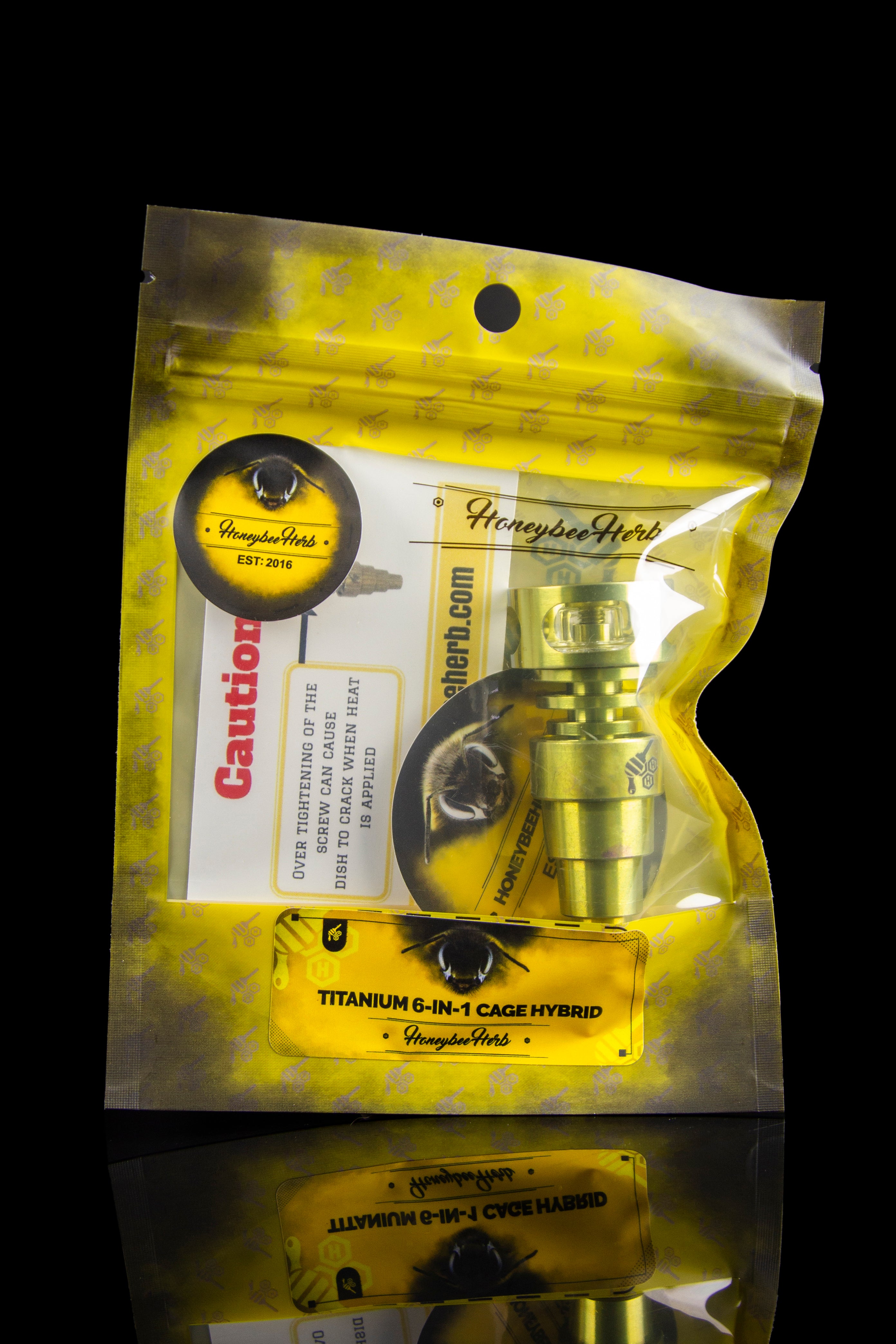 Honeybee Herb Titanium 6-In-1 Cage Hybrid Nail: The Ultimate Dabbing Essential