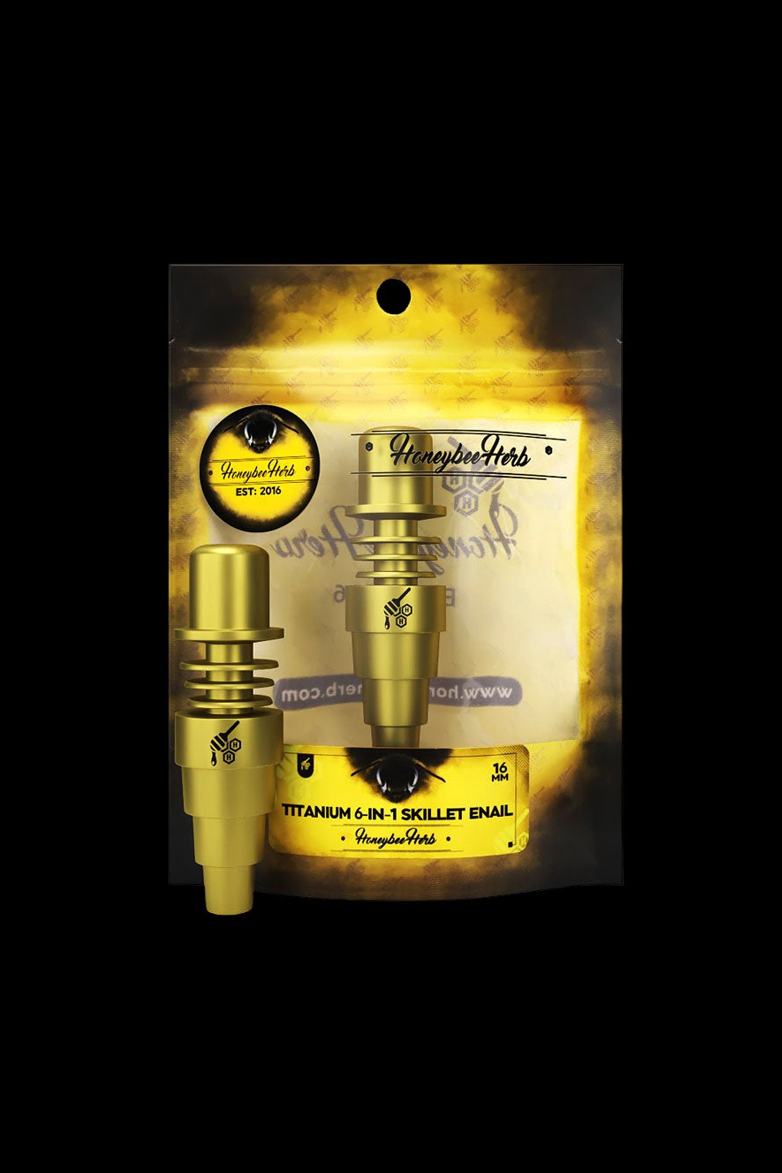 Honeybee Herb Titanium 6-In-1 Skillet Enail - The Ultimate Dab Nail