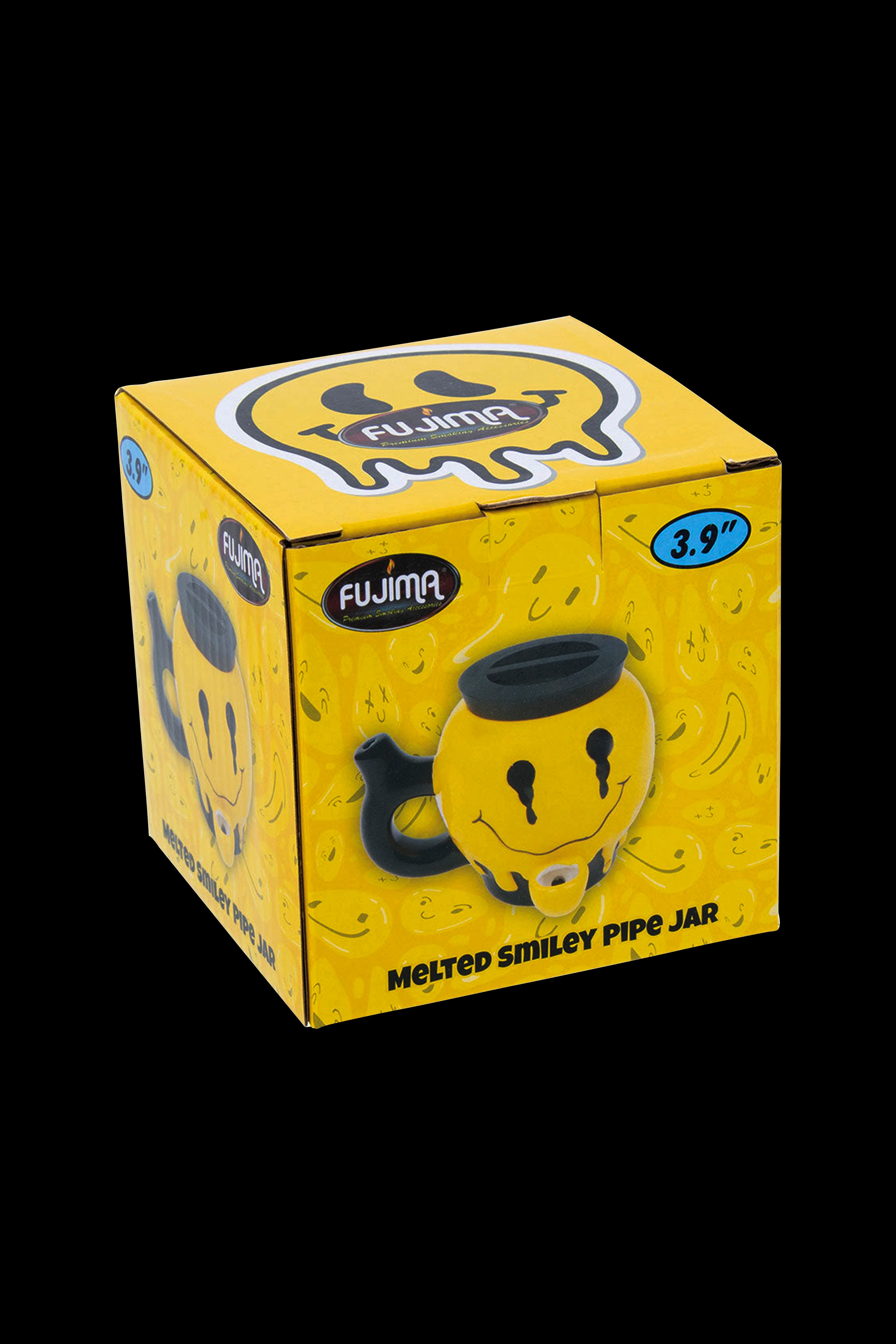 Fujima's Charming Melted Smiley Pipe Jar