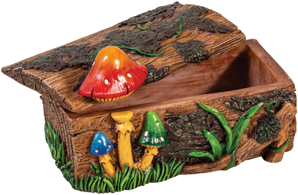 Fun Mushroom Themed Stash Box