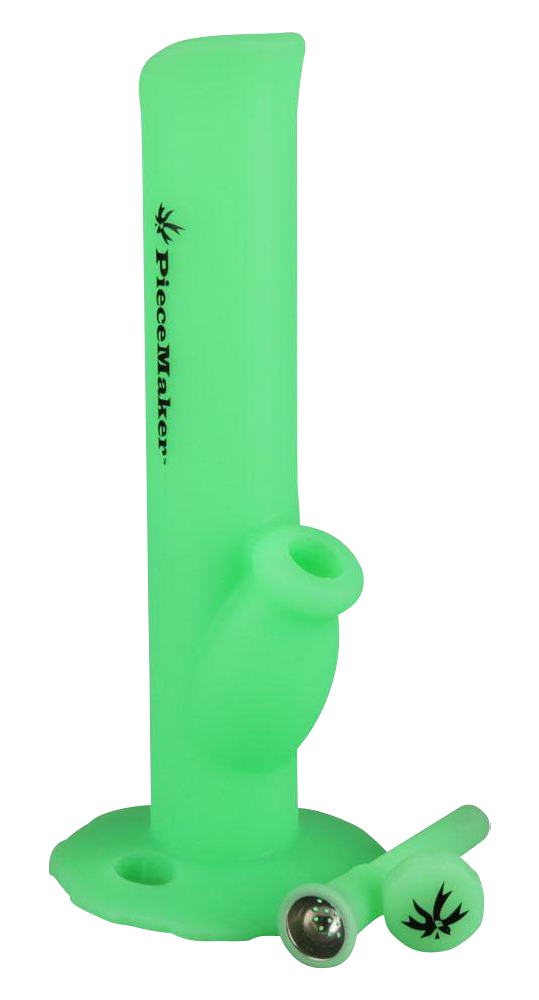PieceMaker Kermit Glow-in-the-Dark Silicone Water Pipe
