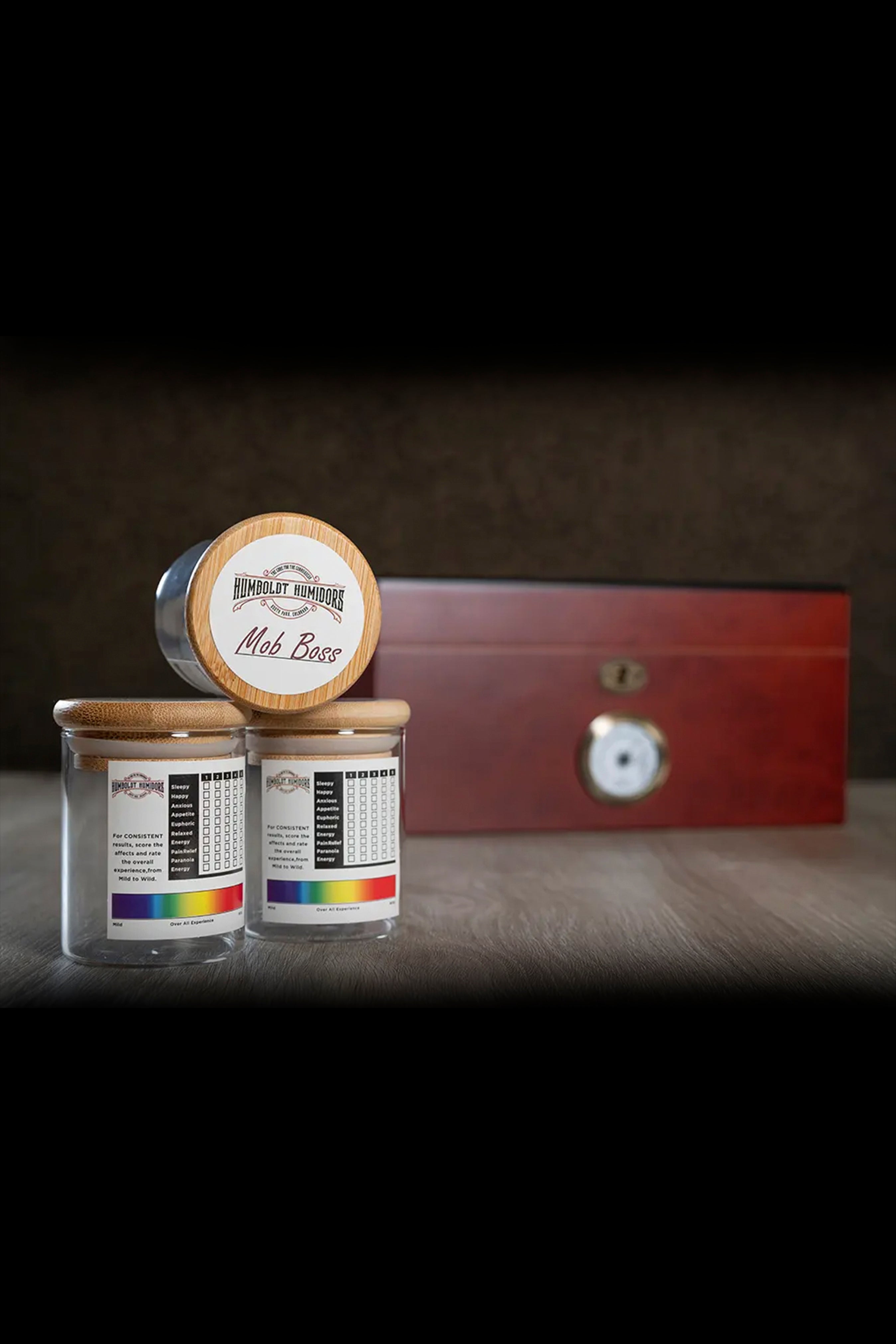 Humboldt's Exquisite Glass Top Humidor